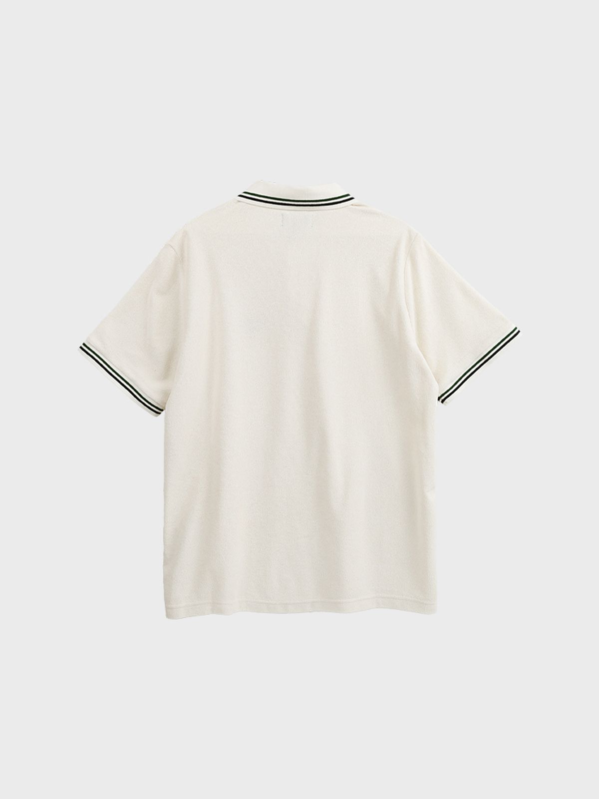 타올쿤(TOWELKUN) 폴로셔츠 테리 더블라인 크림