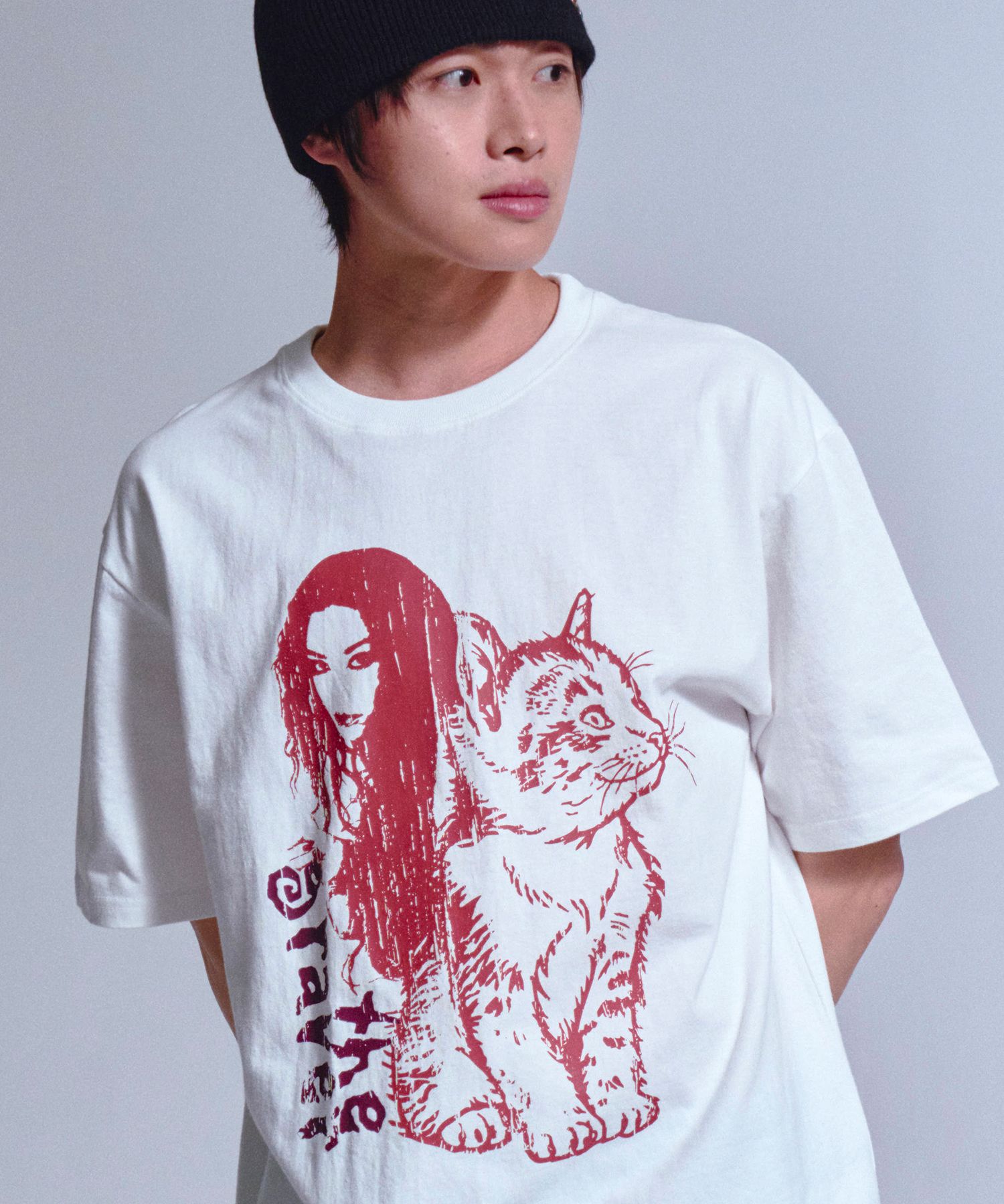 【GRAVER】CAT GIRL 半袖T 3COLOR MUSINSA | GRAVER [UNISEX]CAT GIRL short sleeve t-shirt_3color
