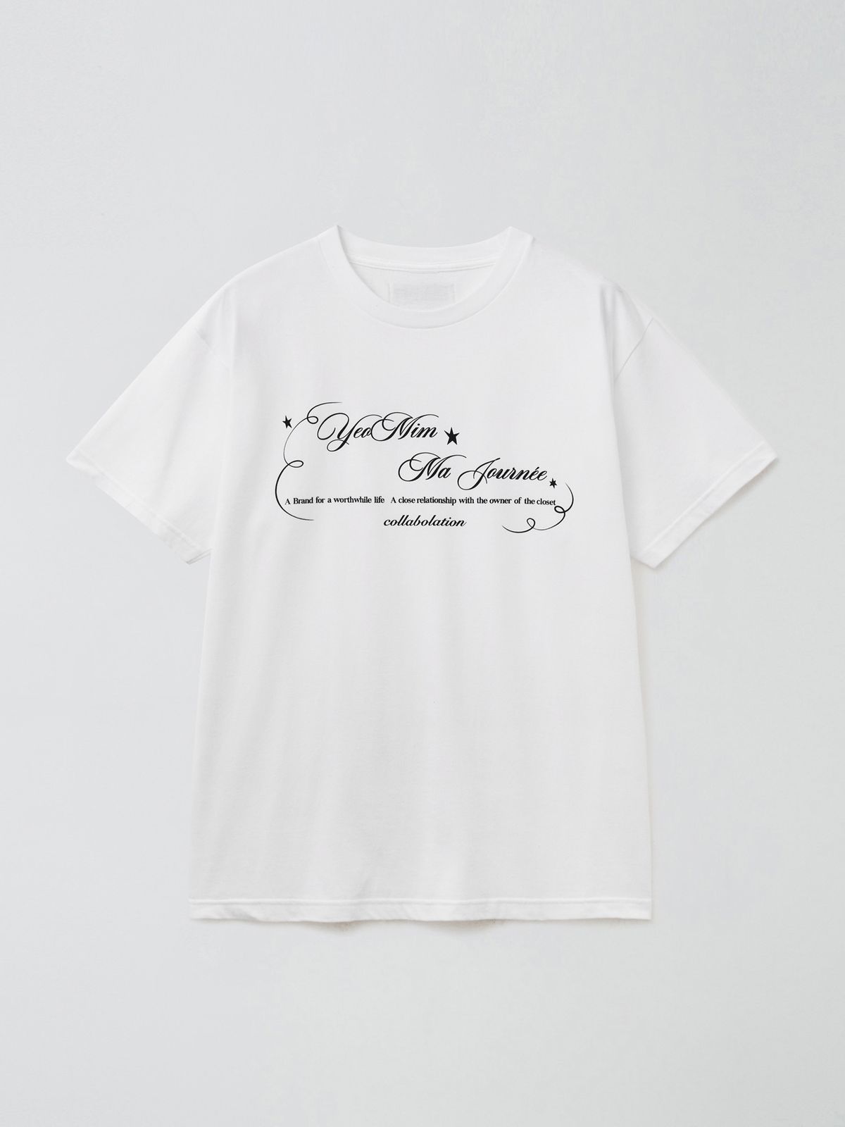 마조네(MA JOURNEE) M&Y GRAPHIC T-SHIRT_WHITE