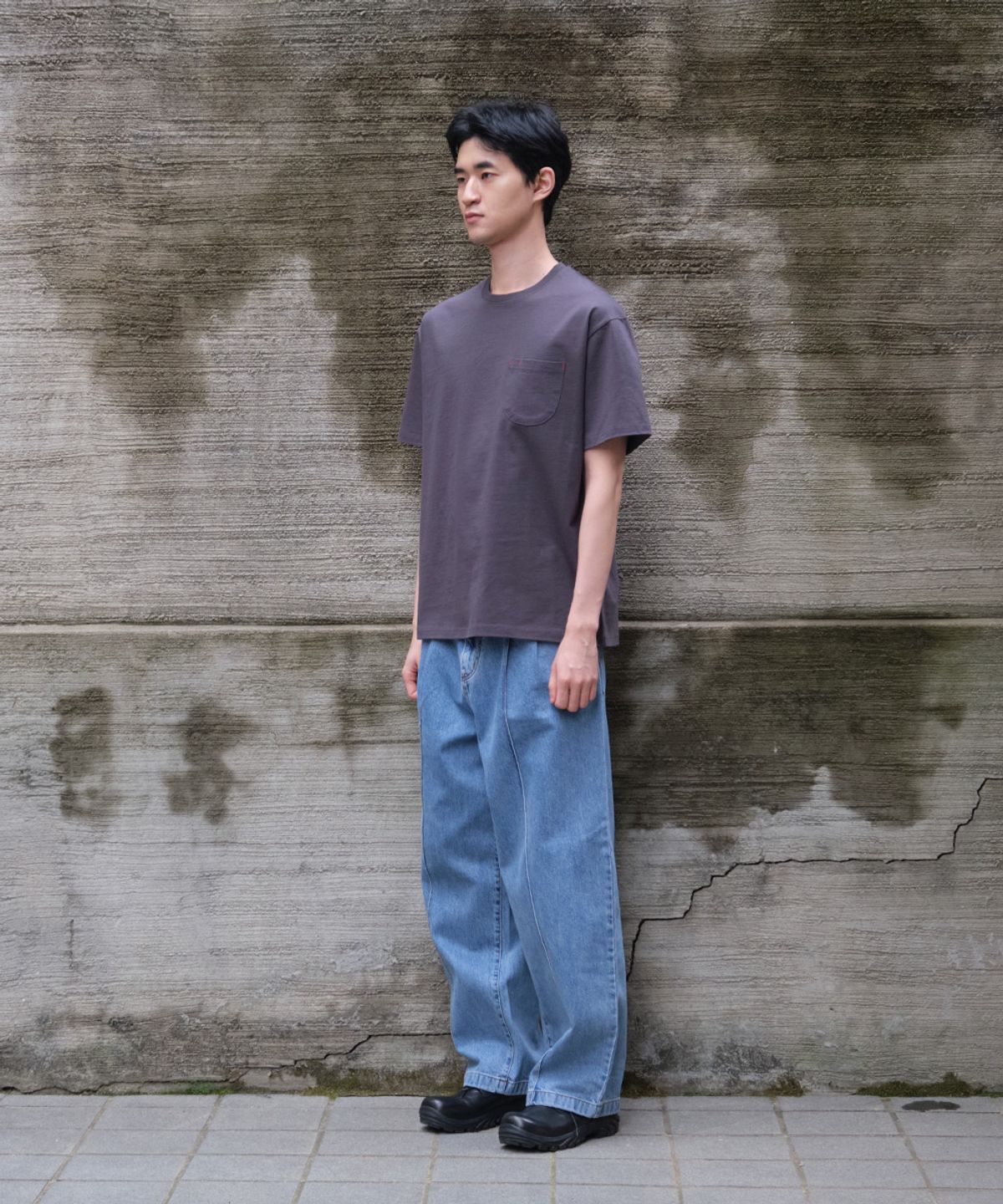 홀리선(HORLISUN) Emery Short Circle T-shirt (4 Colors)