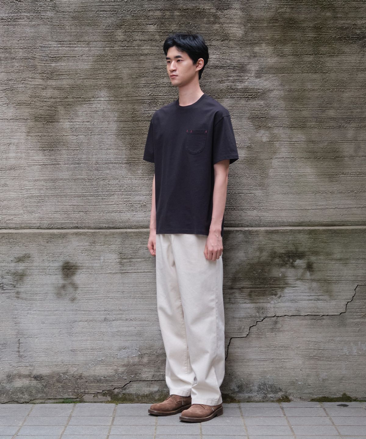 홀리선(HORLISUN) Emery Short Circle T-shirt (4 Colors)