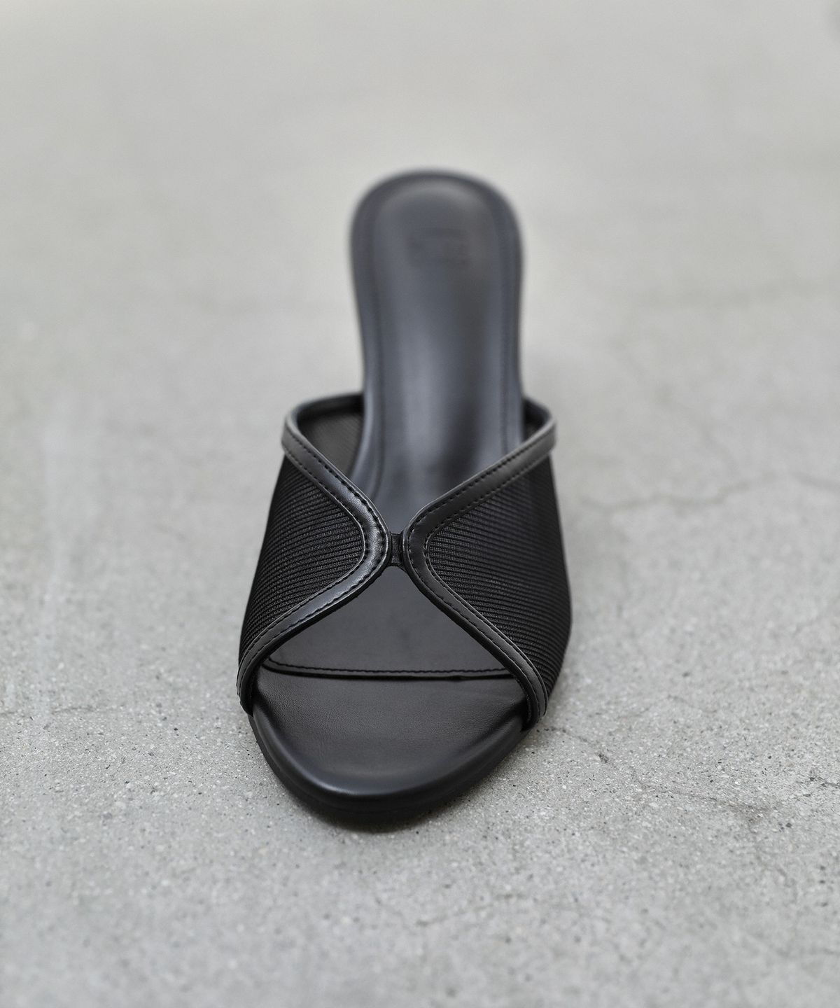 에퓨레(EPURE) ROSI Net Wedge Mules