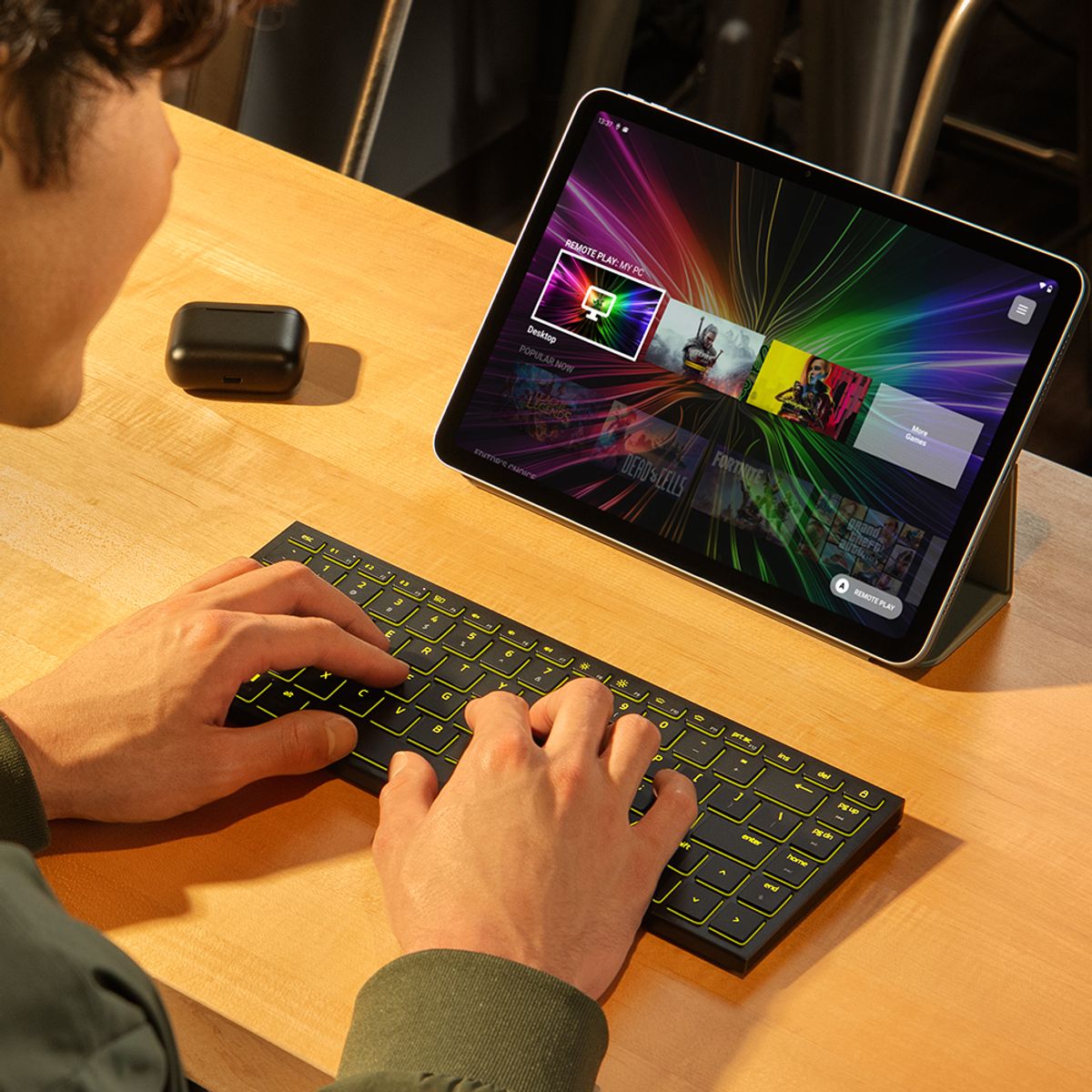 레이저(RAZER) 레이저코리아 Joro 조로 휴대용 무선 게이밍 키보드