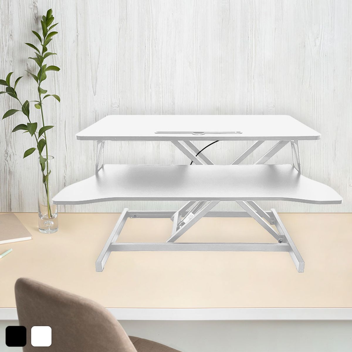 코끼리리빙(KOKIRILIVING) E1등급 높이조절 스탠딩 책상 모션데스크 사이즈 대 94x40x50 cm