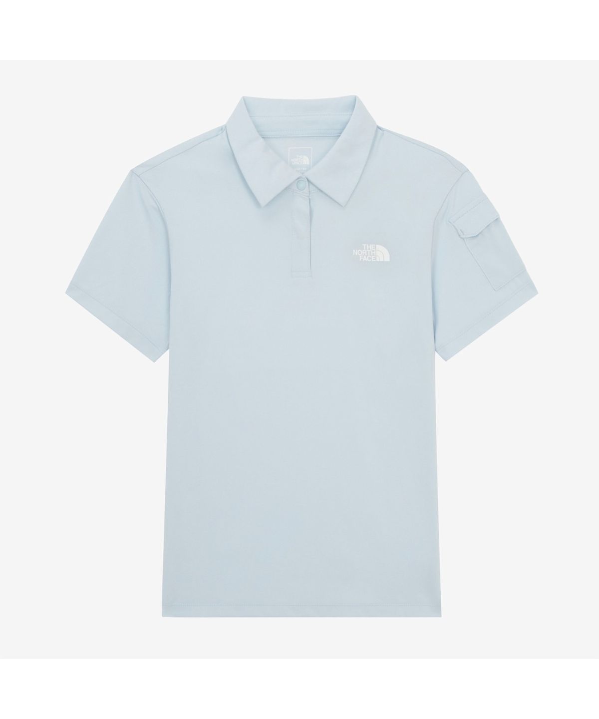 노스페이스(THE NORTH FACE) NT7PR09A 올데이 반팔 폴로 LIGHT_BLUE