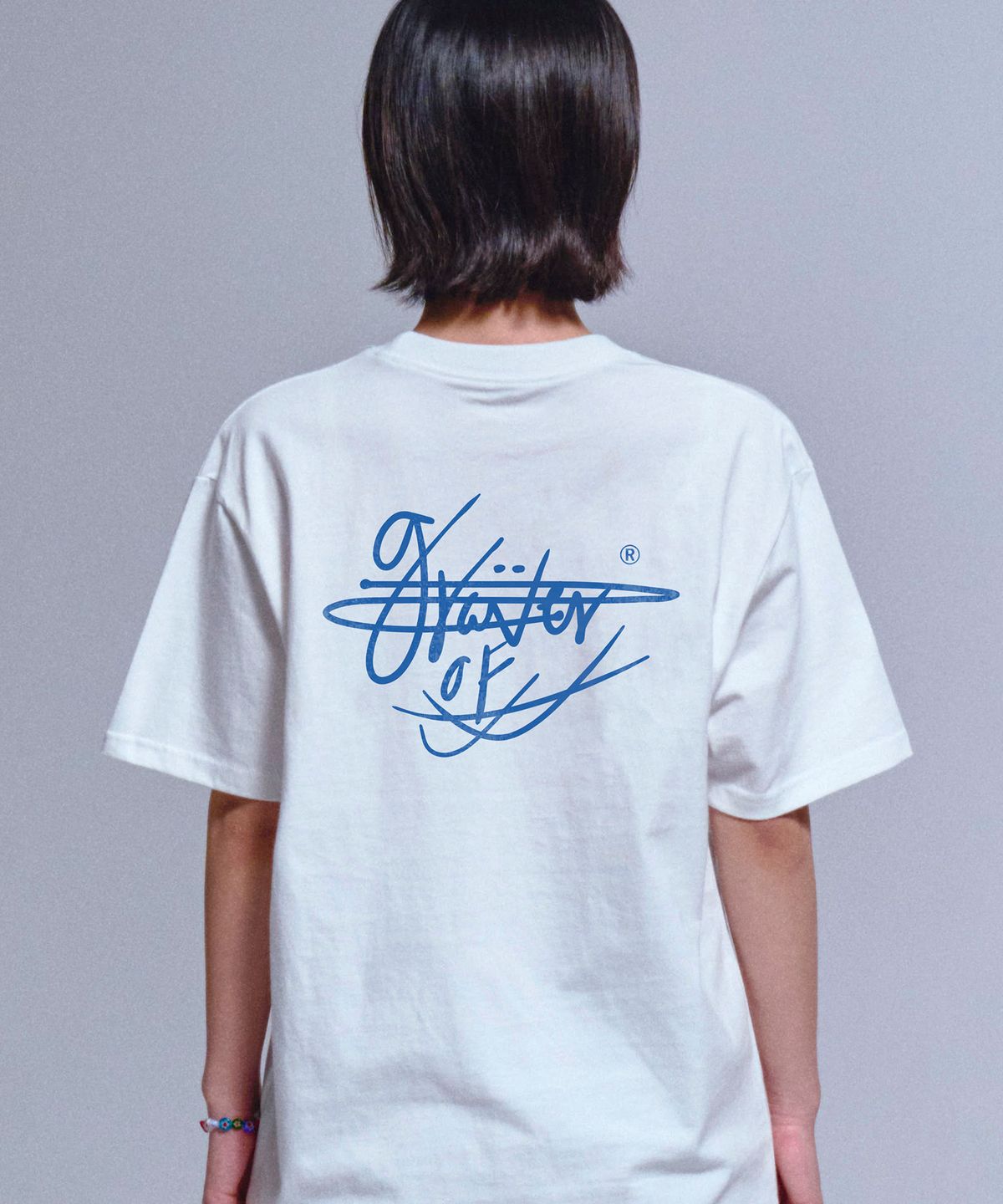 그레이버(GRAVER) [UNISEX]싸인 블루 레터링 백로고 반팔티_3color