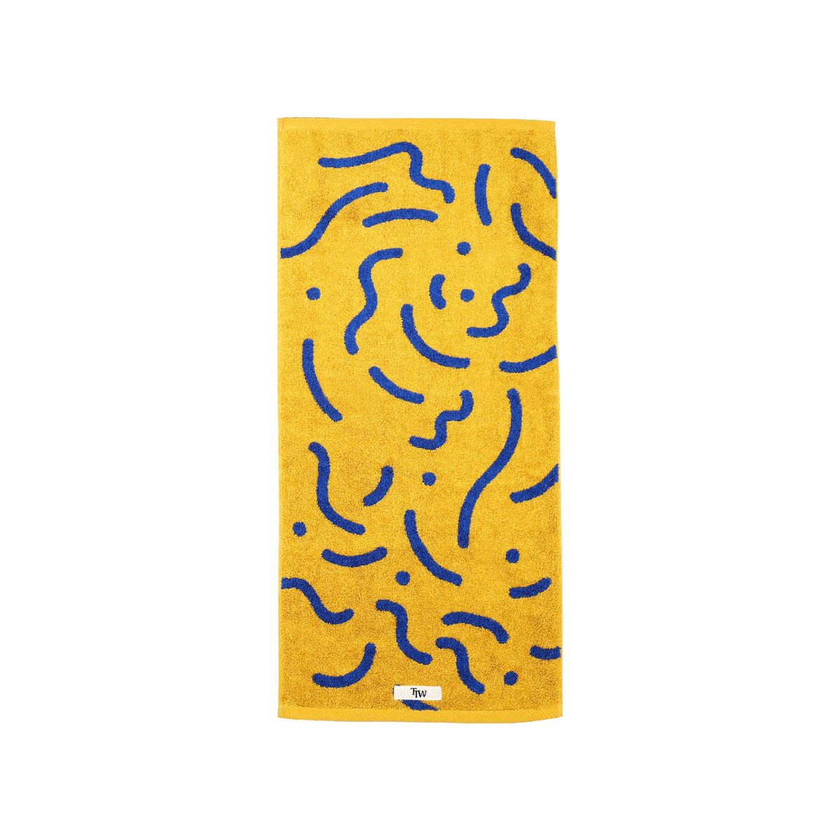 티티더블유(TTW) [선물패키지] 오브제 코발트 위글 250g 모달 수건 5P