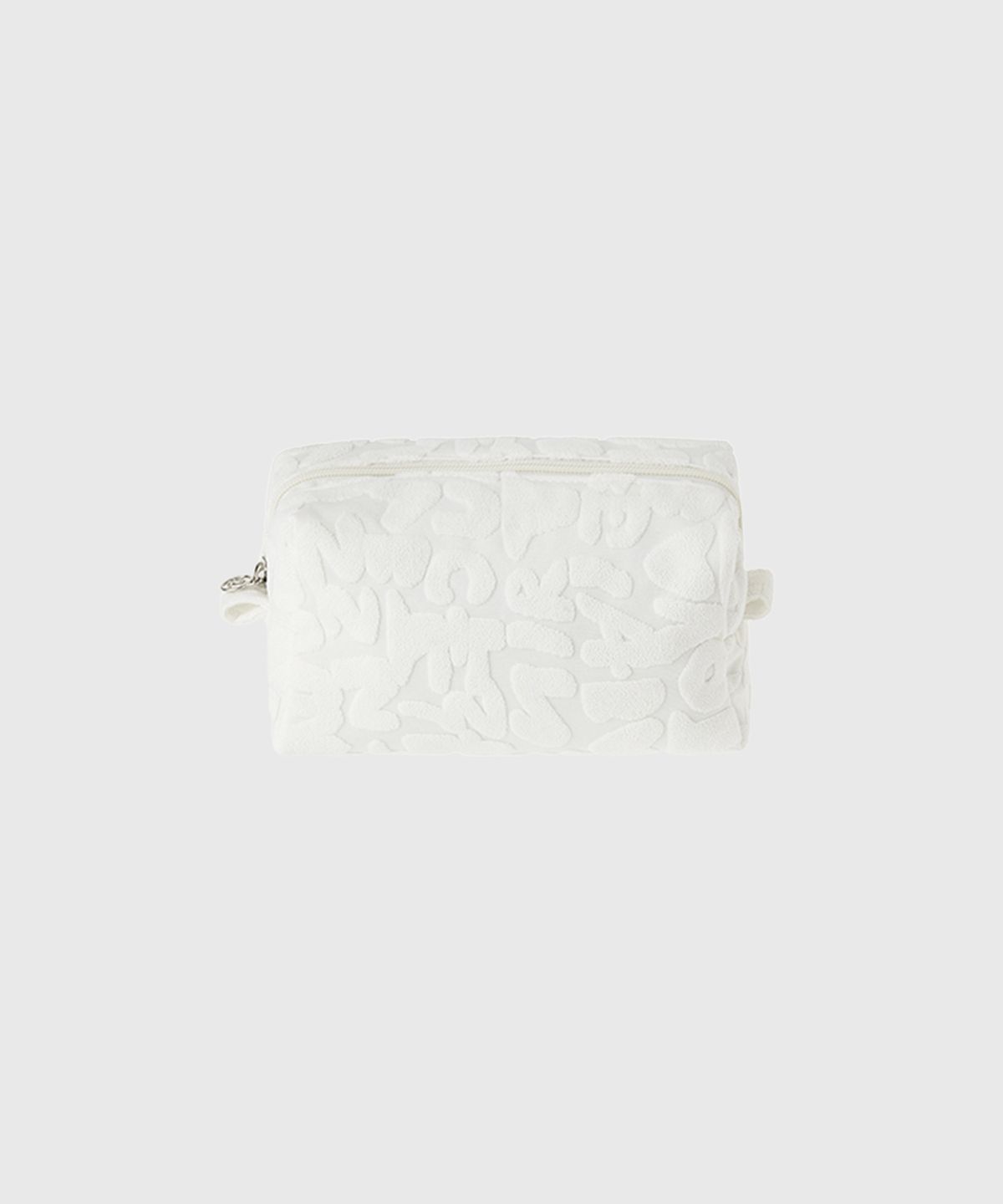 룩캐스트(LOOKAST) 릴리 자카드 파우치_화이트 / LILY JACQUARD POUCH_WHITE