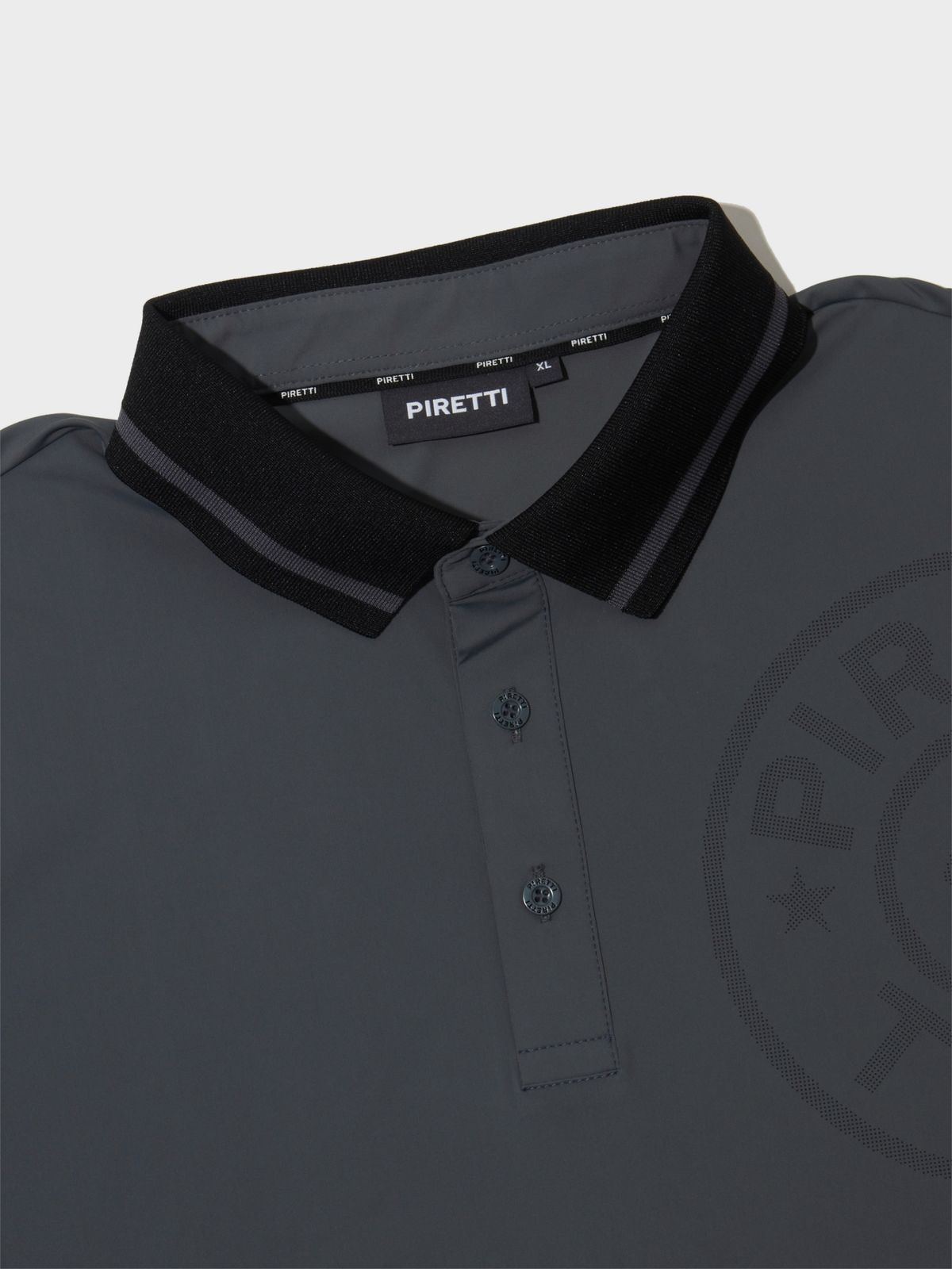피레티(PIRETTI) 글로벌 에센셜 폴로 티셔츠 M_Dark Grey