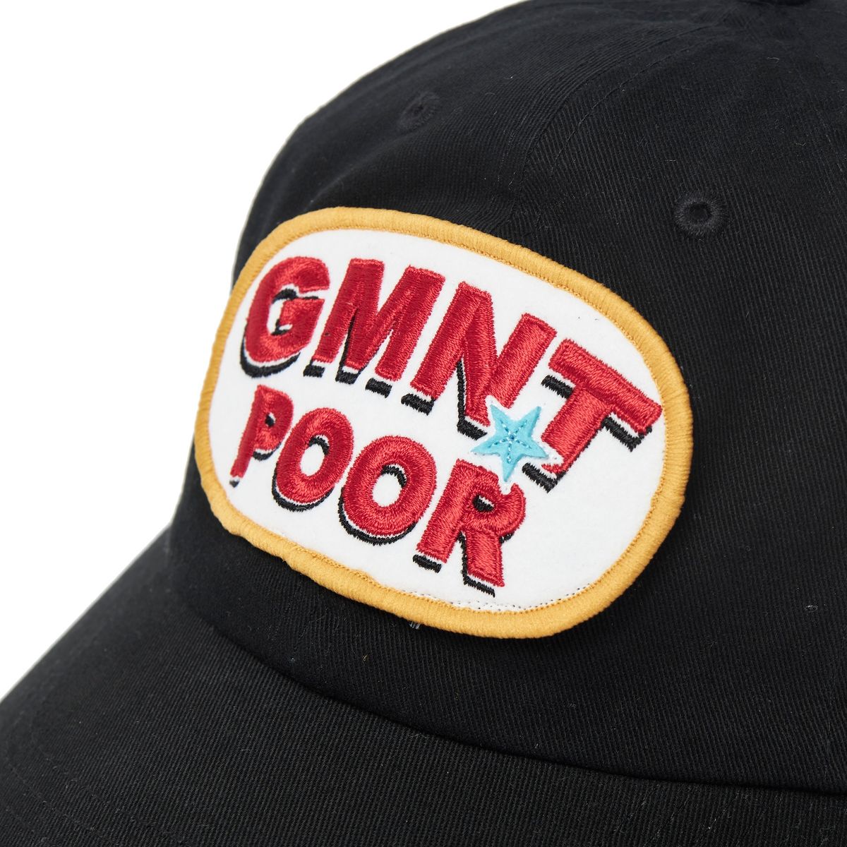 가먼츠팹(GARMENTS FAB) GMNT Poor Wappen Ballcap (BLACK)