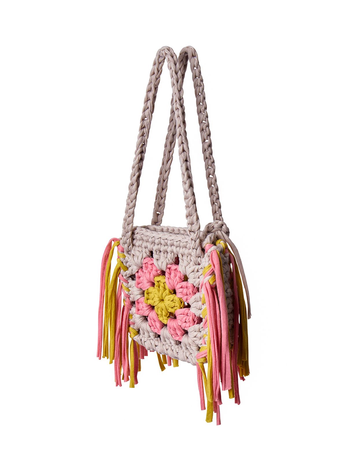 가먼츠팹(GARMENTS FAB) Crochet Tassel Mini Bag (IVORY)