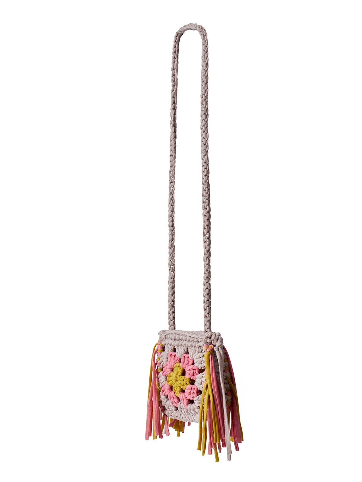 가먼츠팹(GARMENTS FAB) Crochet Tassel Mini Bag (IVORY)