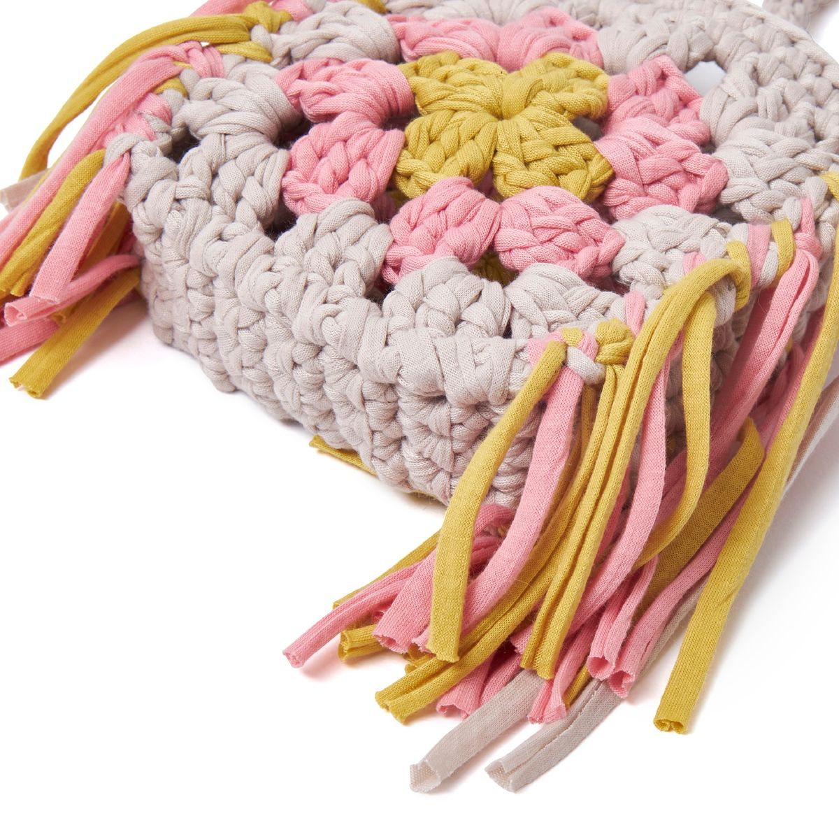 가먼츠팹(GARMENTS FAB) Crochet Tassel Mini Bag (IVORY)