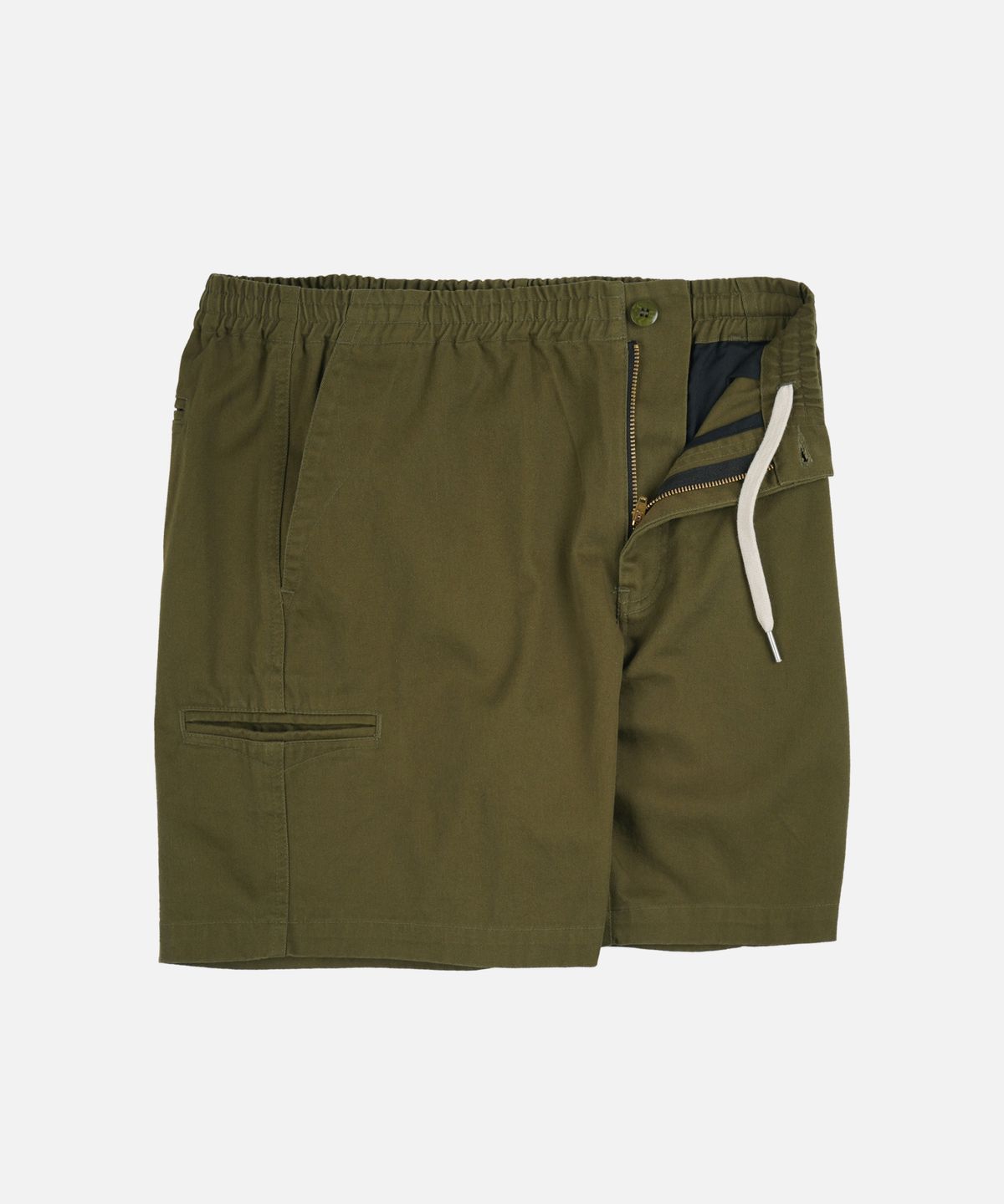 프리즘웍스(FRIZMWORKS) WASHED OFFICER CHINO SHORTS _ OLIVE