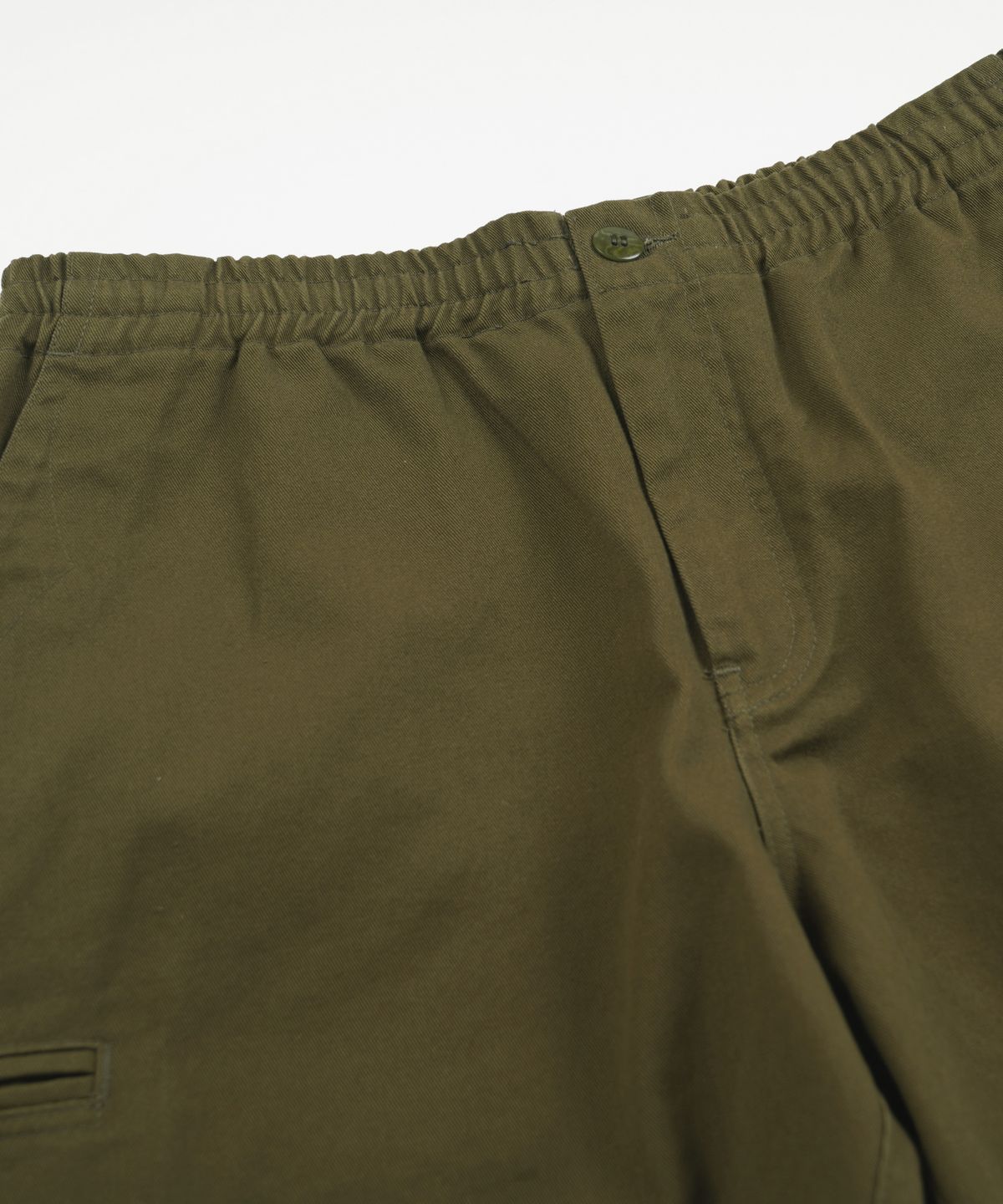 프리즘웍스(FRIZMWORKS) WASHED OFFICER CHINO SHORTS _ OLIVE
