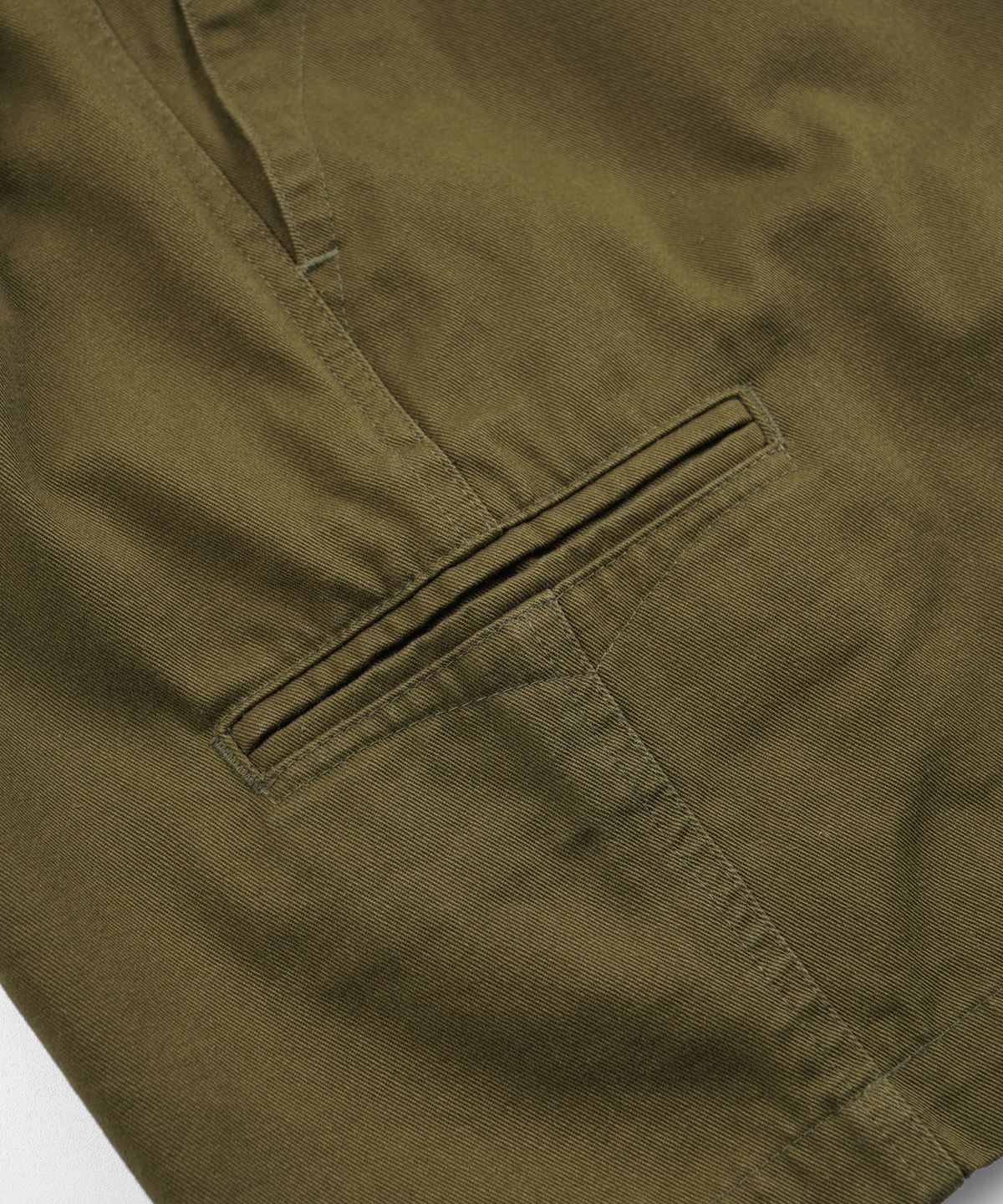 프리즘웍스(FRIZMWORKS) WASHED OFFICER CHINO SHORTS _ OLIVE