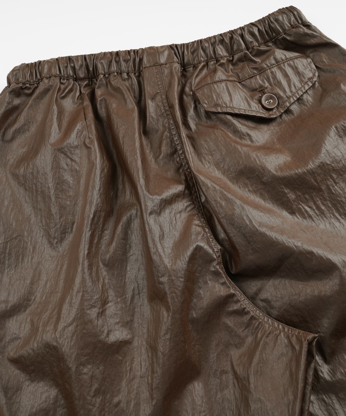프리즘웍스(FRIZMWORKS) COATED CN SHORTS _ BROWN