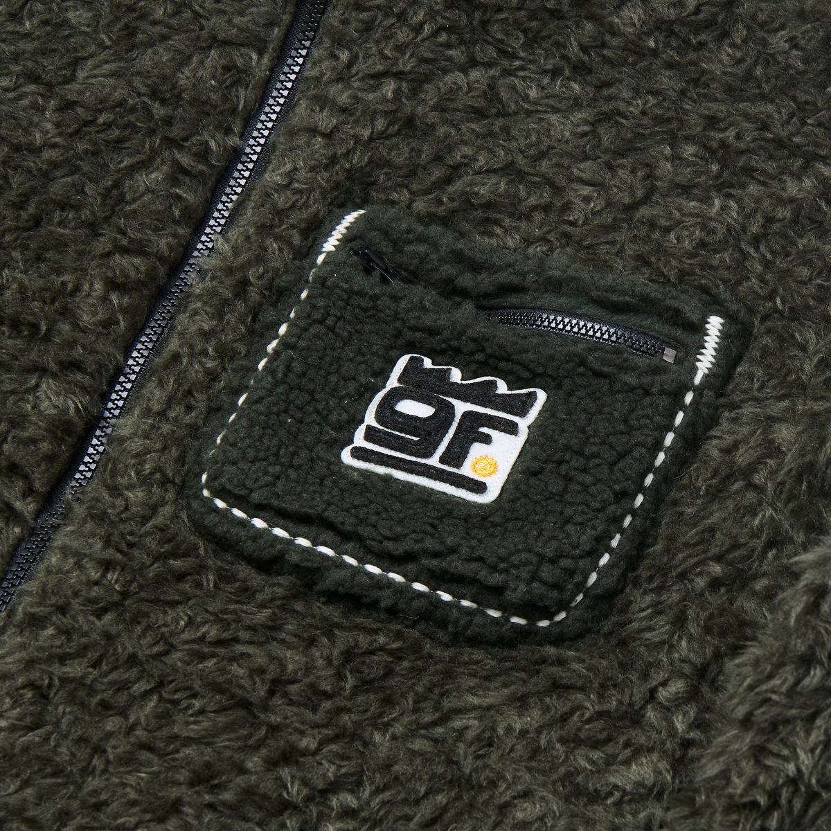 가먼츠팹(GARMENTS FAB) Heavy EMB Padded Fur Jacket (KHAKI)