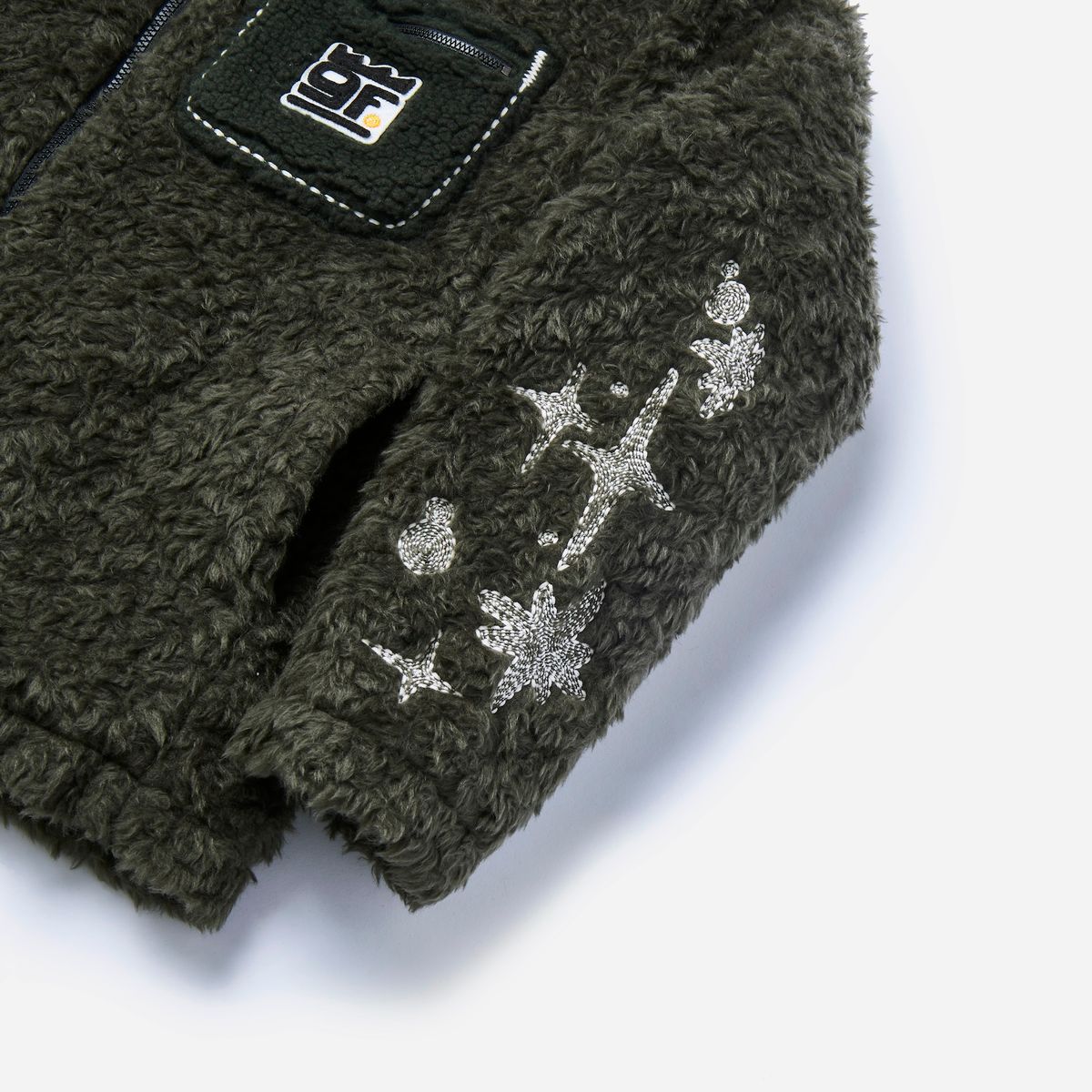 가먼츠팹(GARMENTS FAB) Heavy EMB Padded Fur Jacket (KHAKI)
