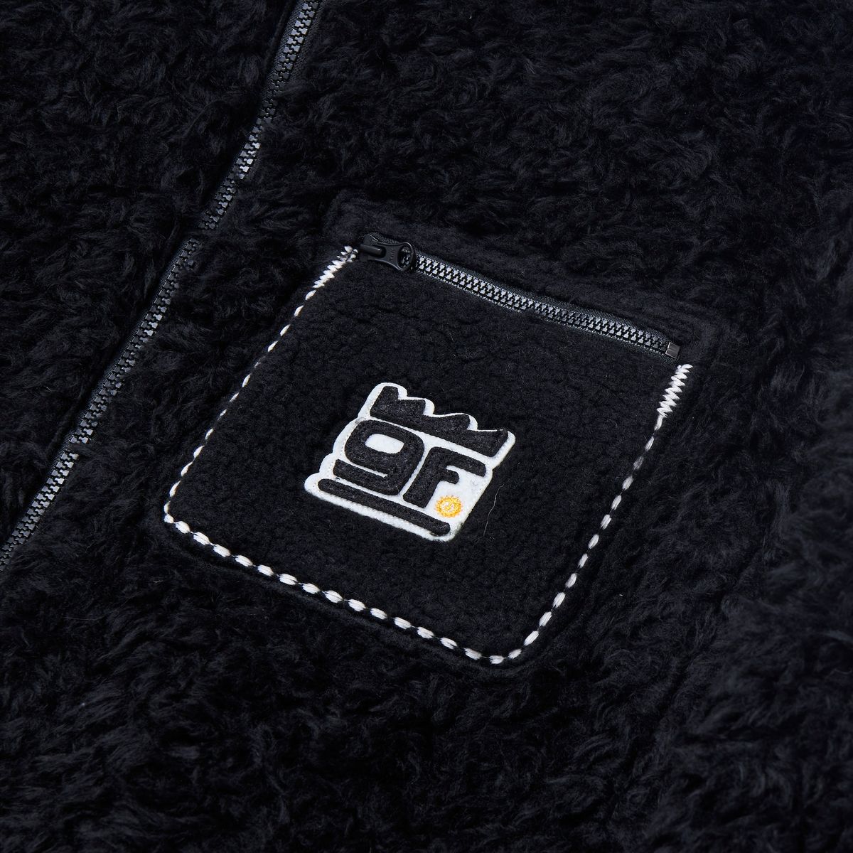 가먼츠팹(GARMENTS FAB) Heavy EMB Padded Fur Jacket (BLACK)