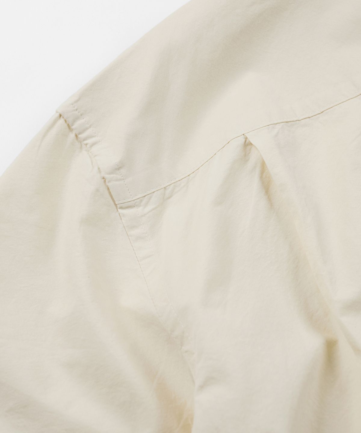 프리즘웍스(FRIZMWORKS) WASHED TRIPLE POCKET HALF SHIRT _ IVORY