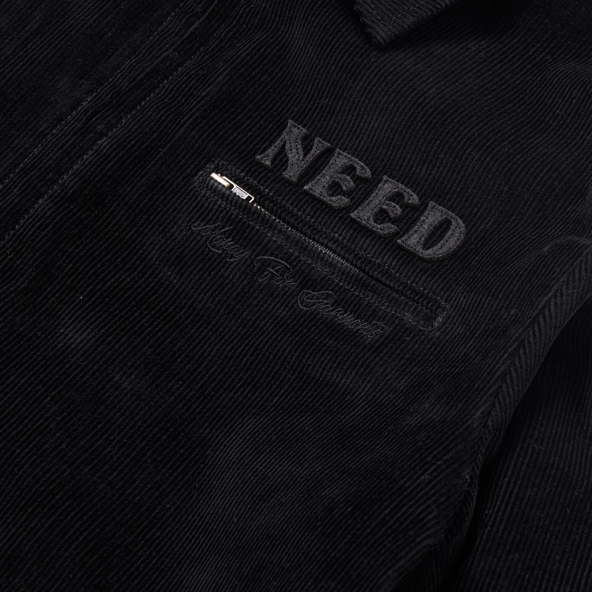 가먼츠팹(GARMENTS FAB) Need Money Quilted Work Jacket (BLACK)
