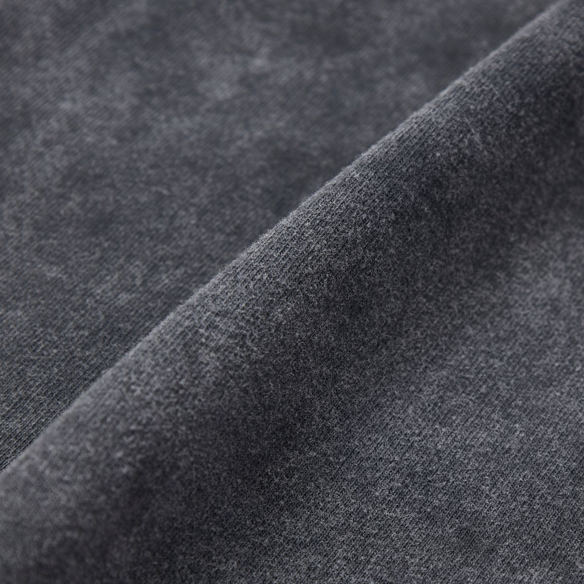 가먼츠팹(GARMENTS FAB) Washed Shine Oval Logo Tee (CHARCOAL)