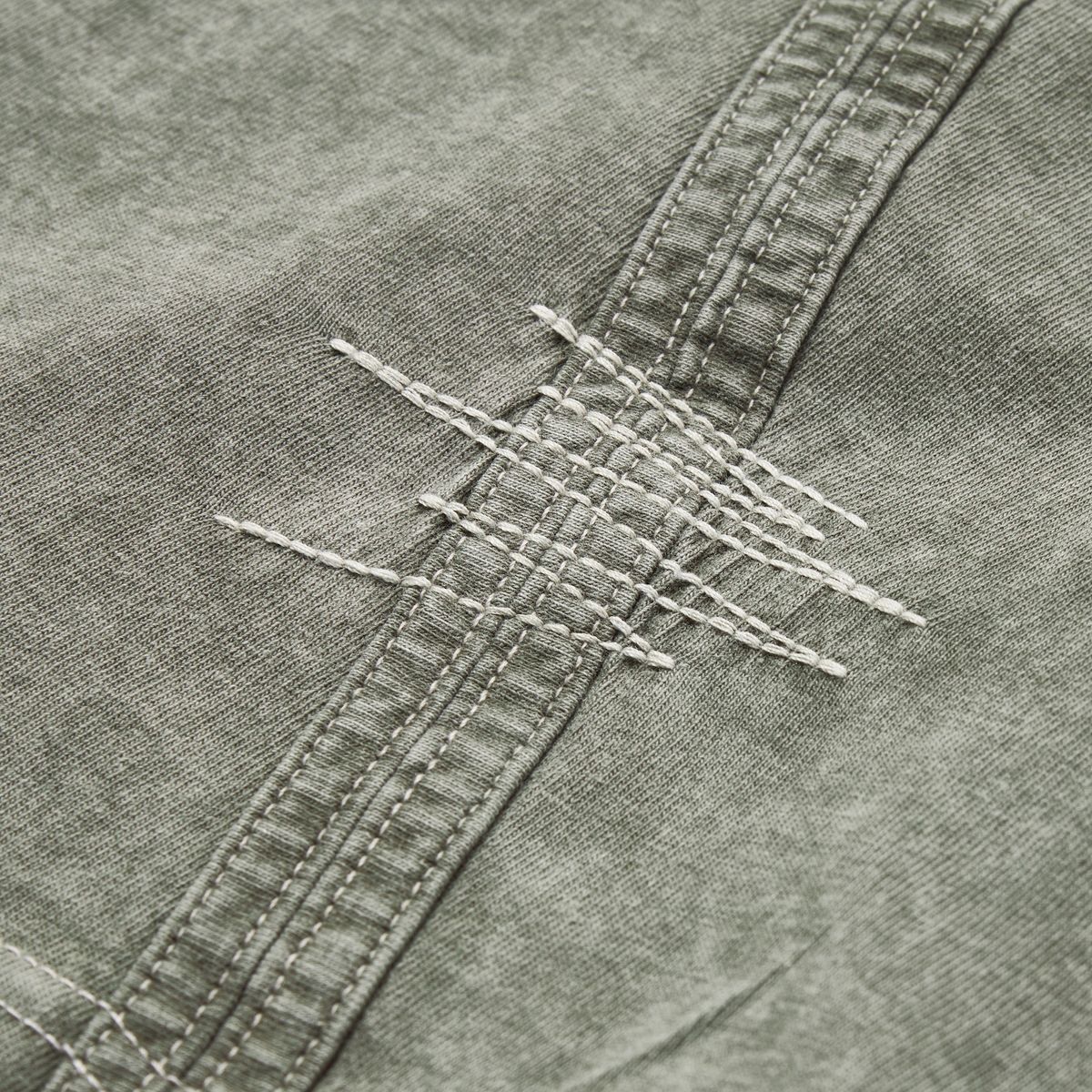가먼츠팹(GARMENTS FAB) Washed Star Binding Tee (KHAKI)