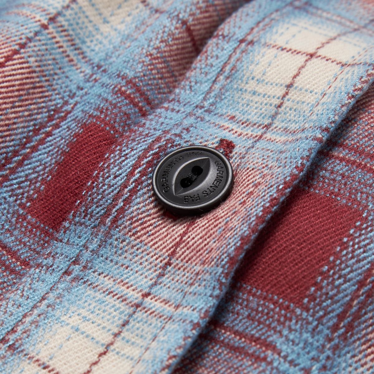 가먼츠팹(GARMENTS FAB) Lucky Clover Check Shirts (RED)