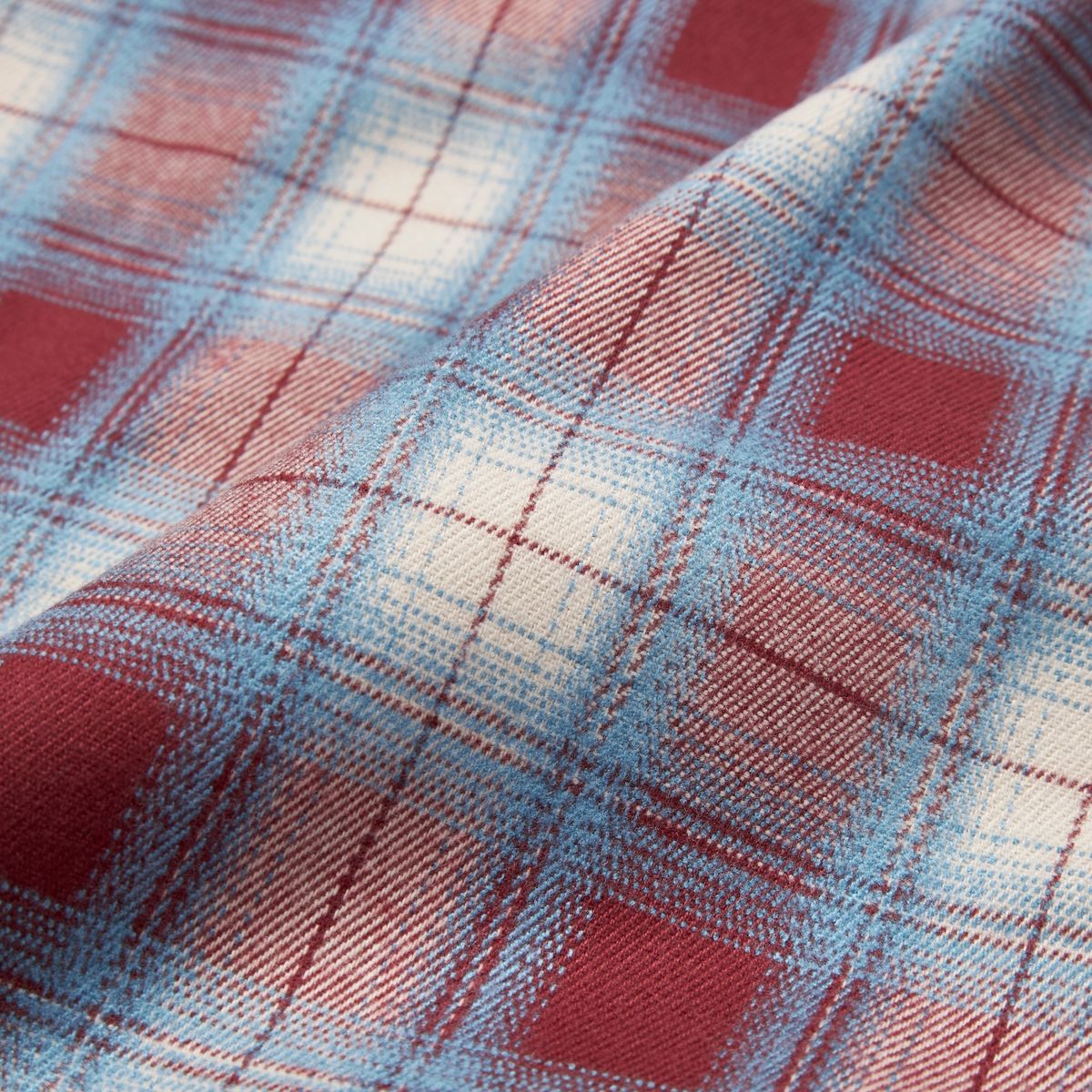 가먼츠팹(GARMENTS FAB) Lucky Clover Check Shirts (RED)