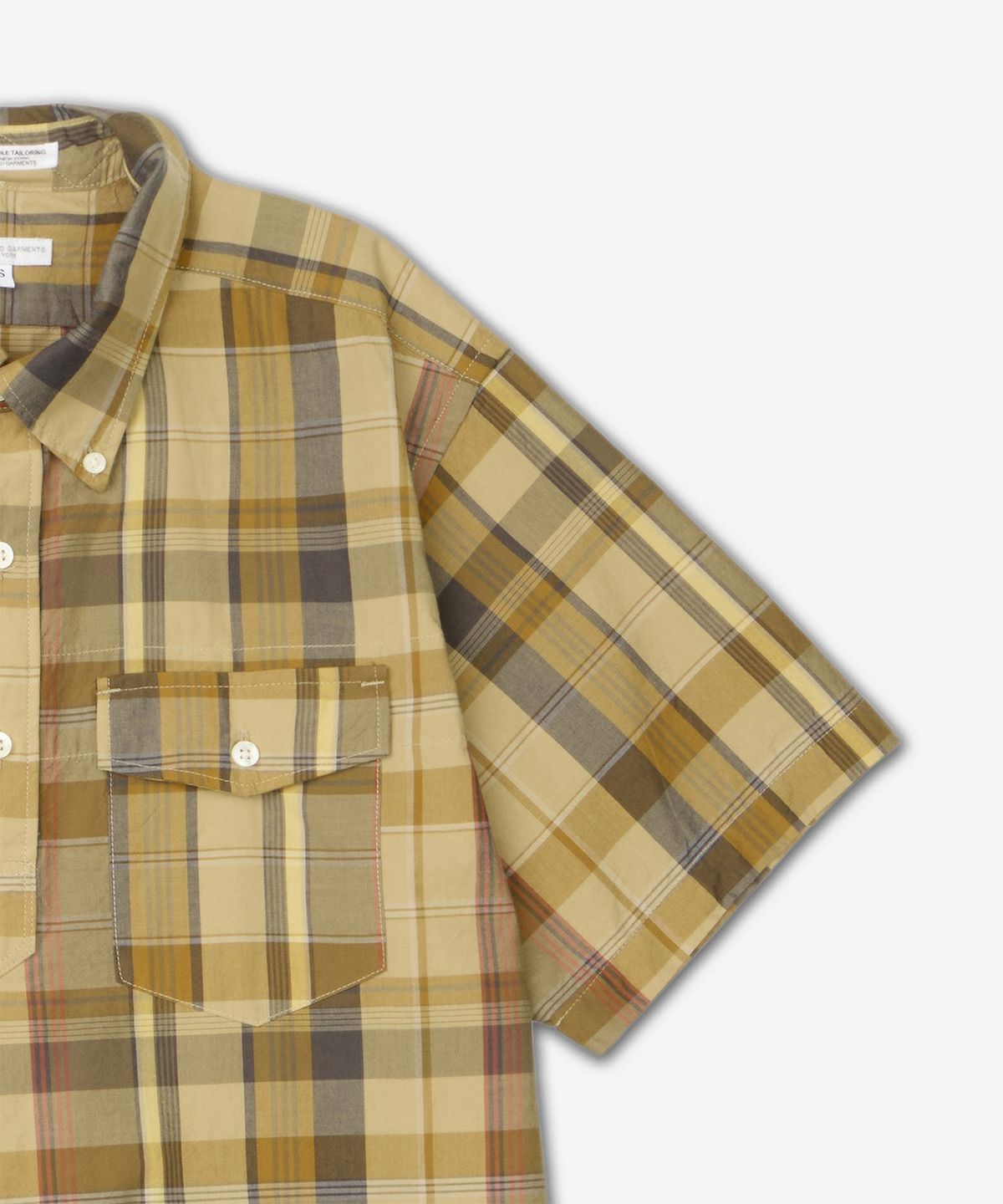 엔지니어드가먼츠(ENGINEERED GARMENTS) 팝오버 BD 셔츠 - 올리브 / QT014ES066