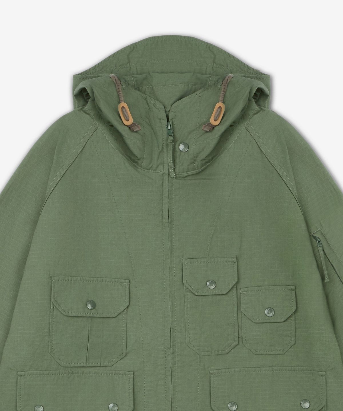엔지니어드가먼츠(ENGINEERED GARMENTS) 아틀란틱 파카 - 올리브 / QT110CT010