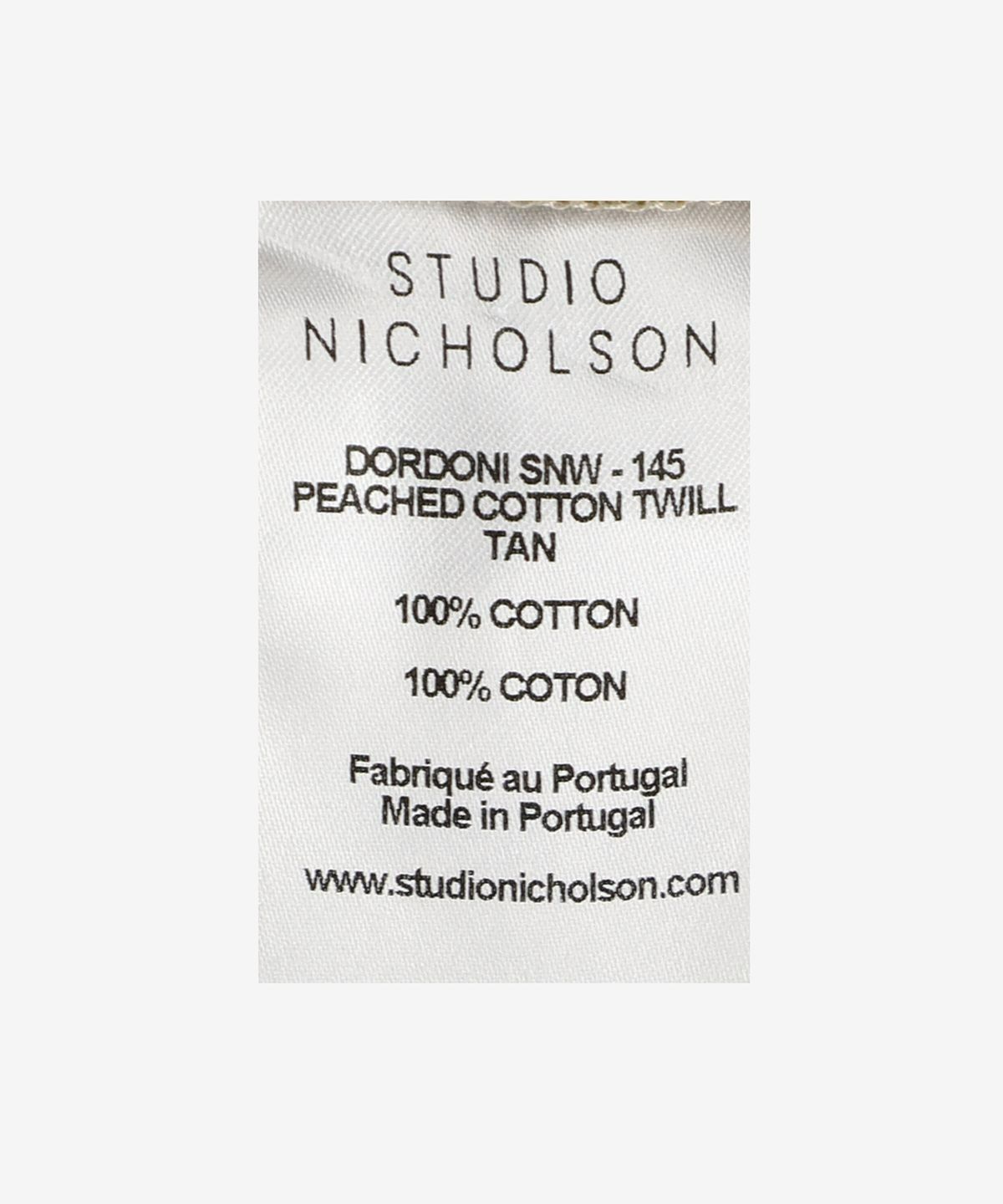 스튜디오니콜슨(STUDIO NICHOLSON) 도르도니 딥 플리츠 볼륨 팬츠 - 탄 / DORDONISNW145TAN