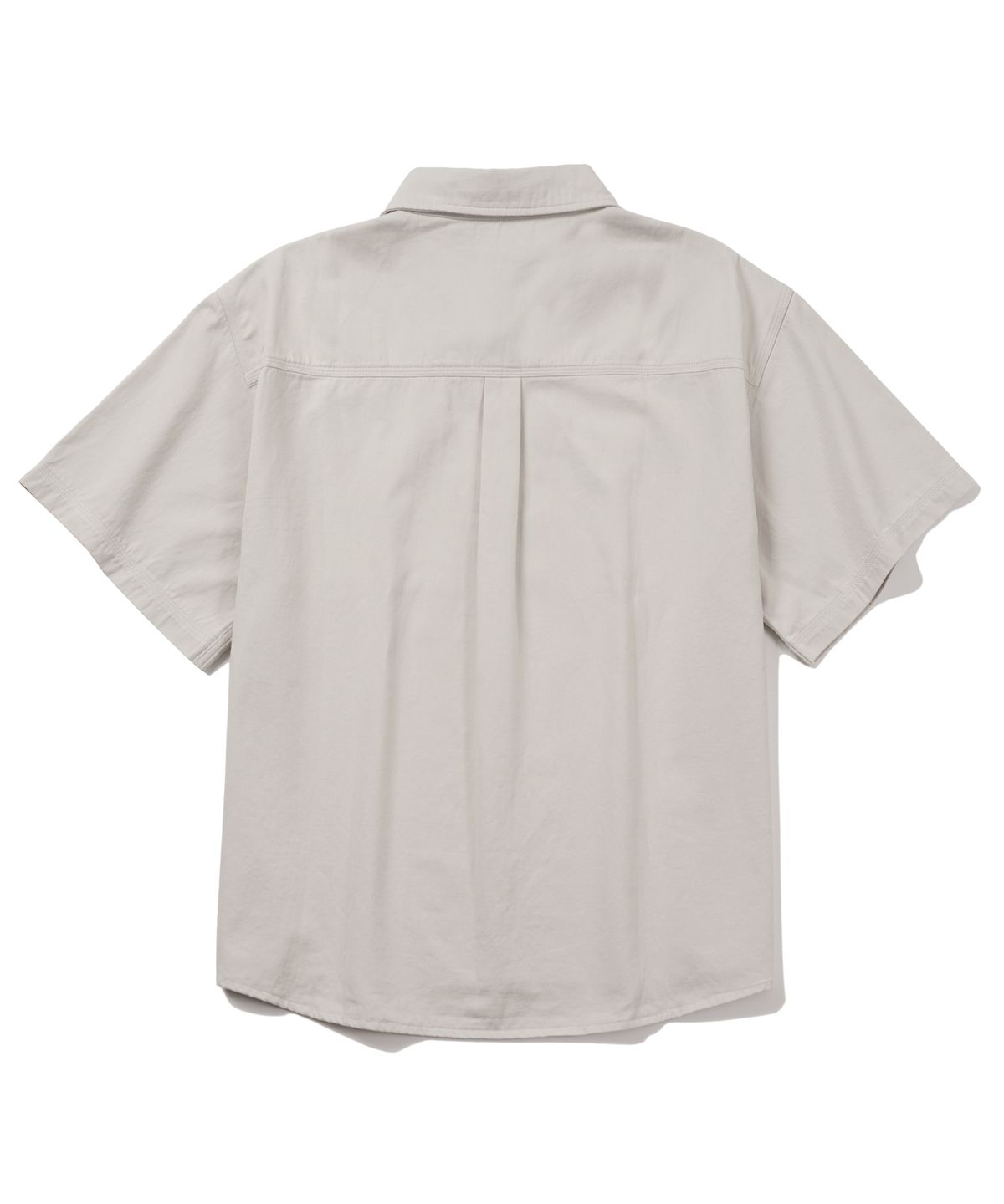 그레이블러밧(GRAYBLVD) 페이드 반팔 워크셔츠 GKBSH41 (BEIGE)