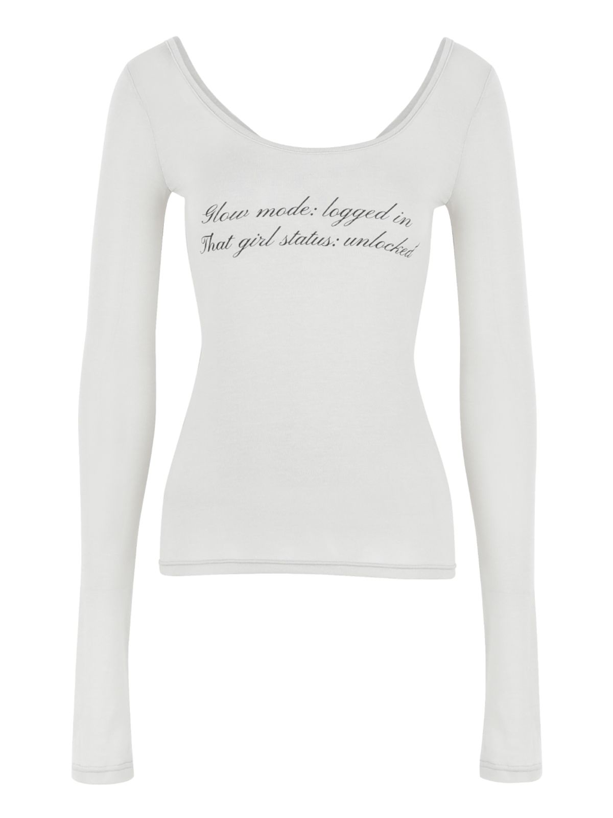 스웻스윗(SWEATSWEET) SOFT GLOW MODE TEE - GRAY