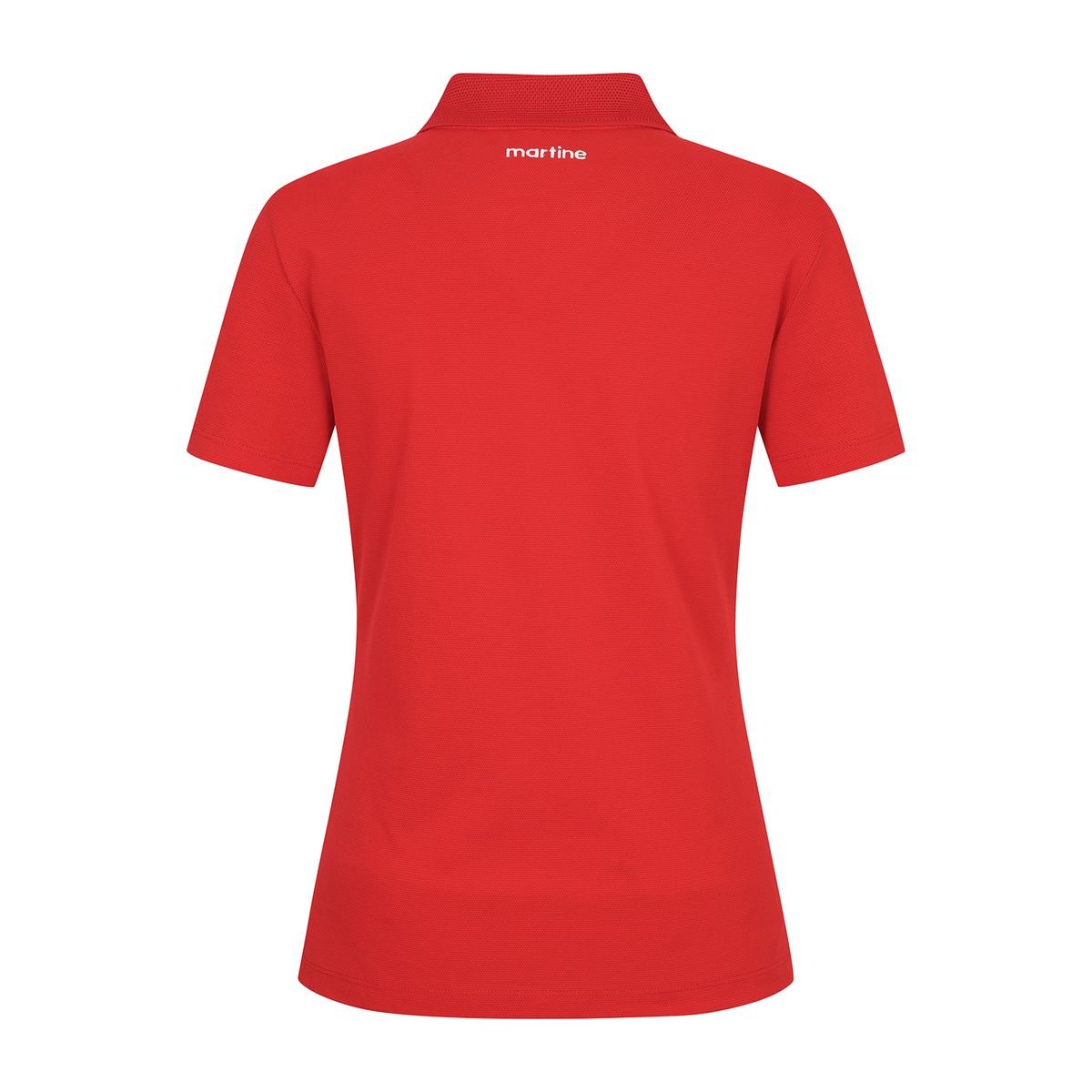 마틴골프(MARTINE GOLF) V Neck Half Sleeve T-shirts_RED