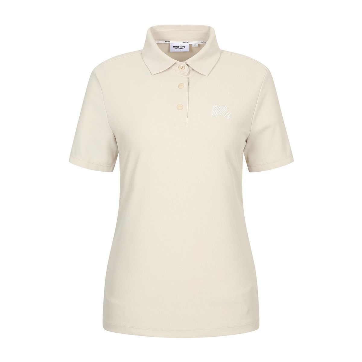 마틴골프(MARTINE GOLF) M Basic Fit Half Sleeve T-shirts_L/BEIGE