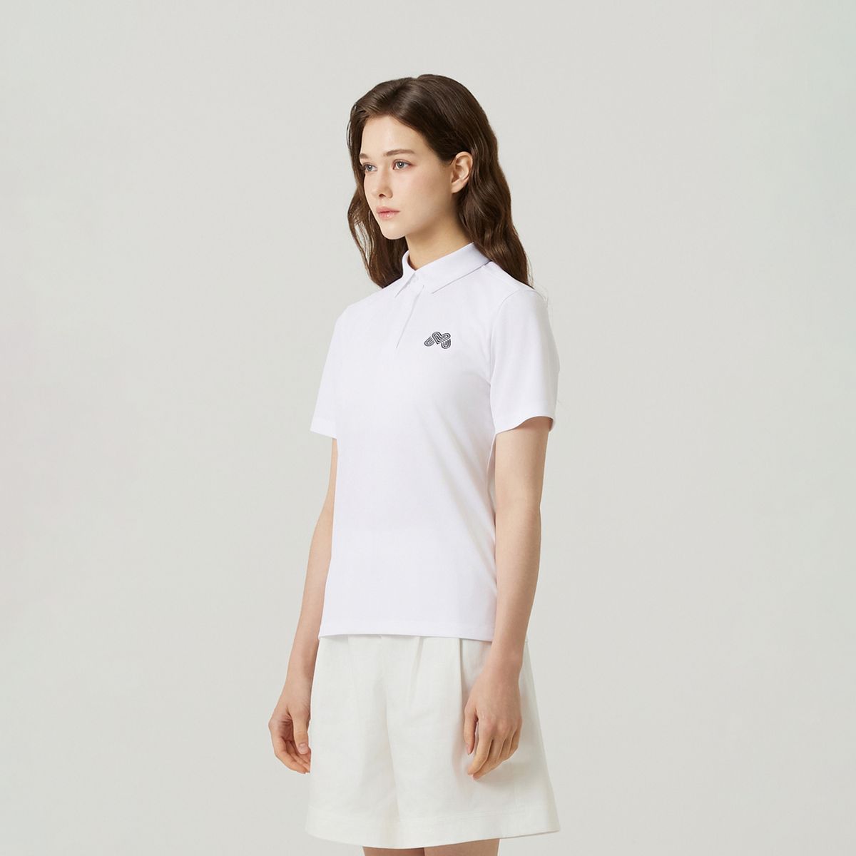 마틴골프(MARTINE GOLF) M Basic Fit Half Sleeve T-shirts_OFF-WHITE