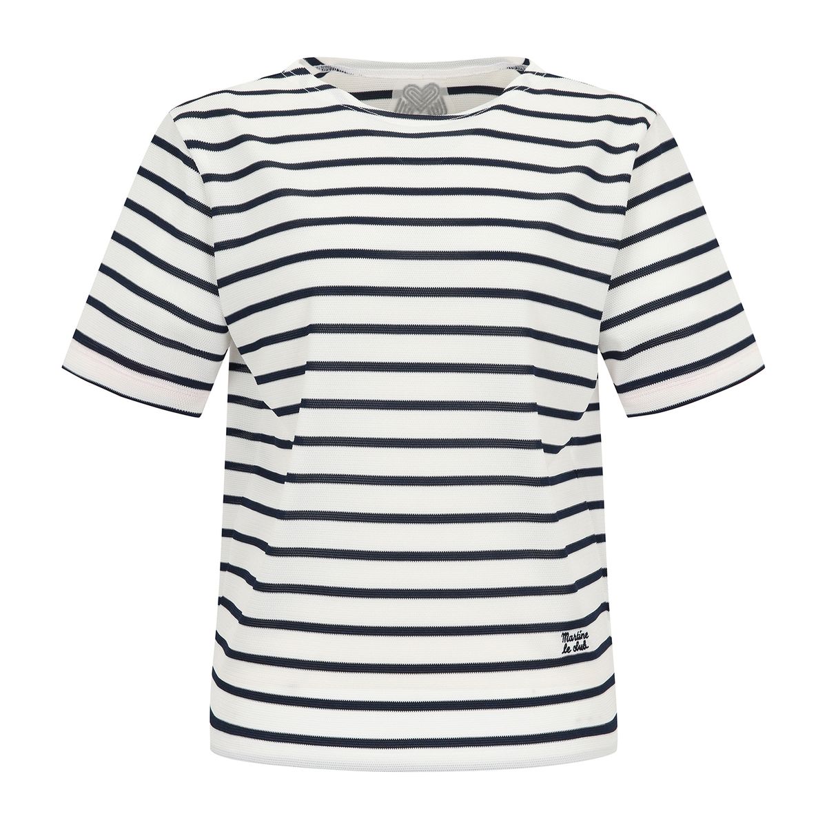마틴골프(MARTINE GOLF) Round Stripe T-shirts_OFF-WHITE