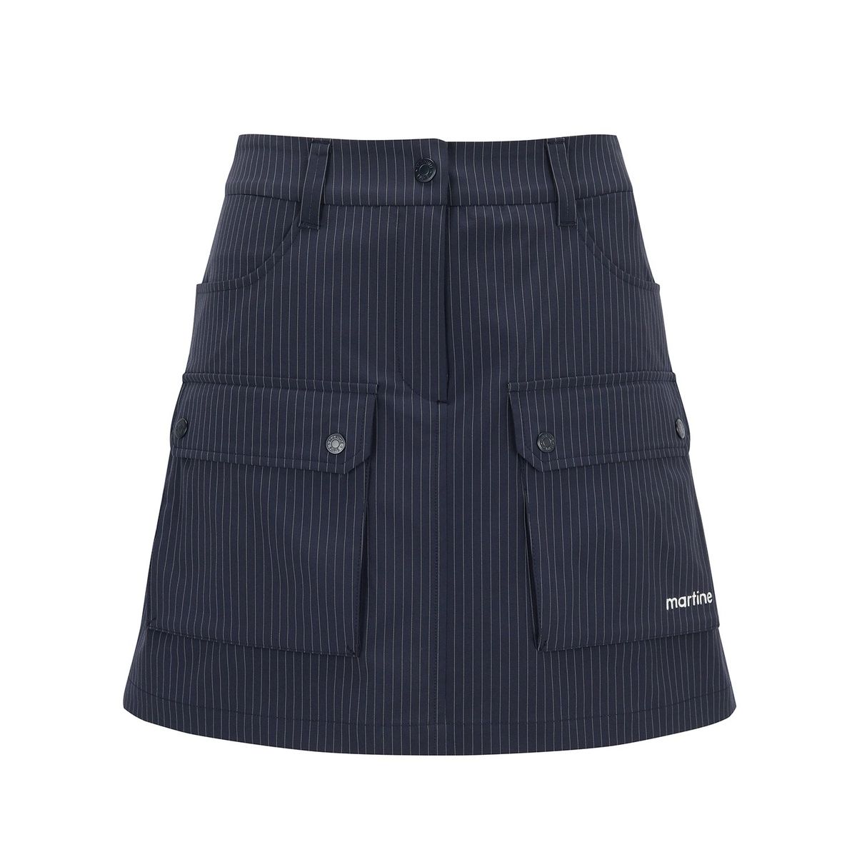 마틴골프(MARTINE GOLF) Out Pocket Stripe Pattern Culotte_NAVY