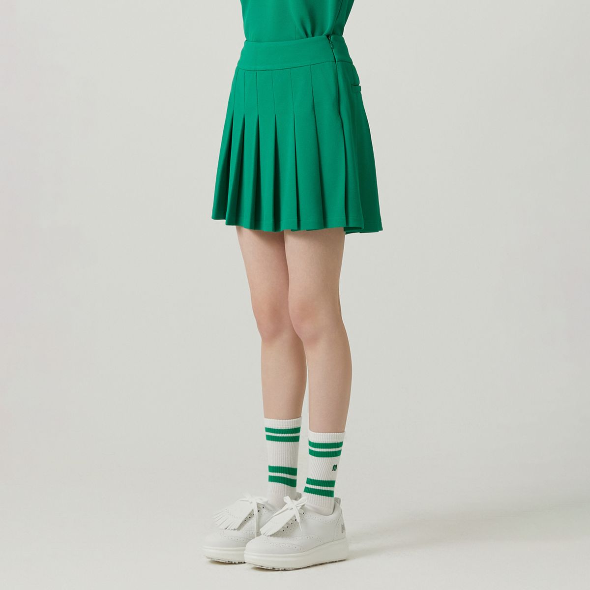 마틴골프(MARTINE GOLF) Back Logo Pleats Culotte_GREEN