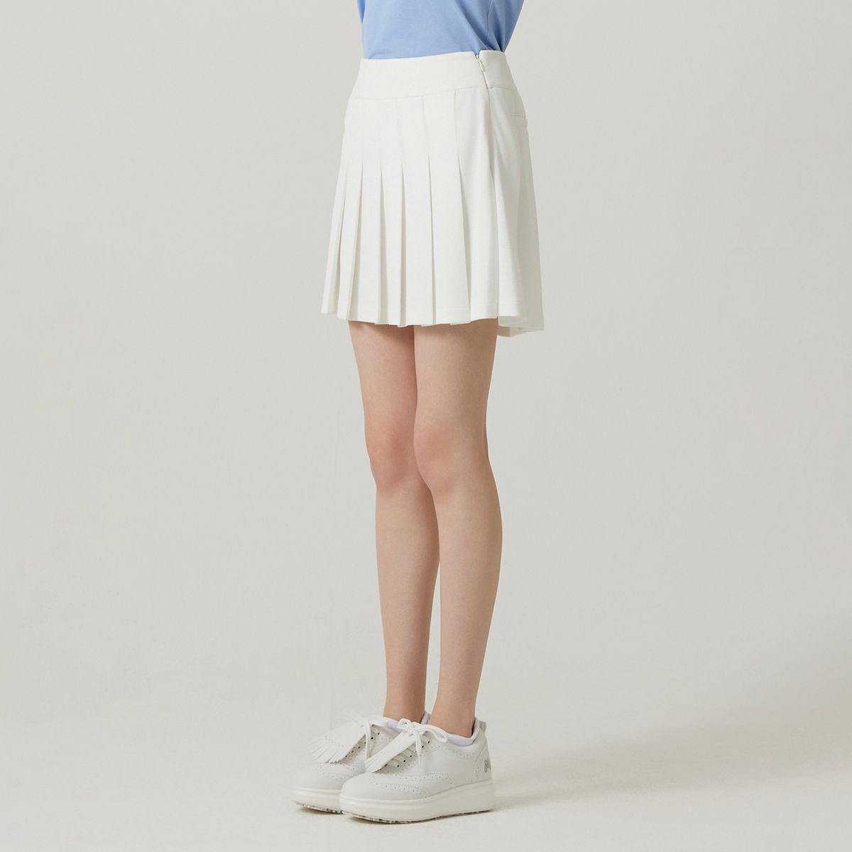 마틴골프(MARTINE GOLF) Back Logo Pleats Culotte_OFF-WHITE