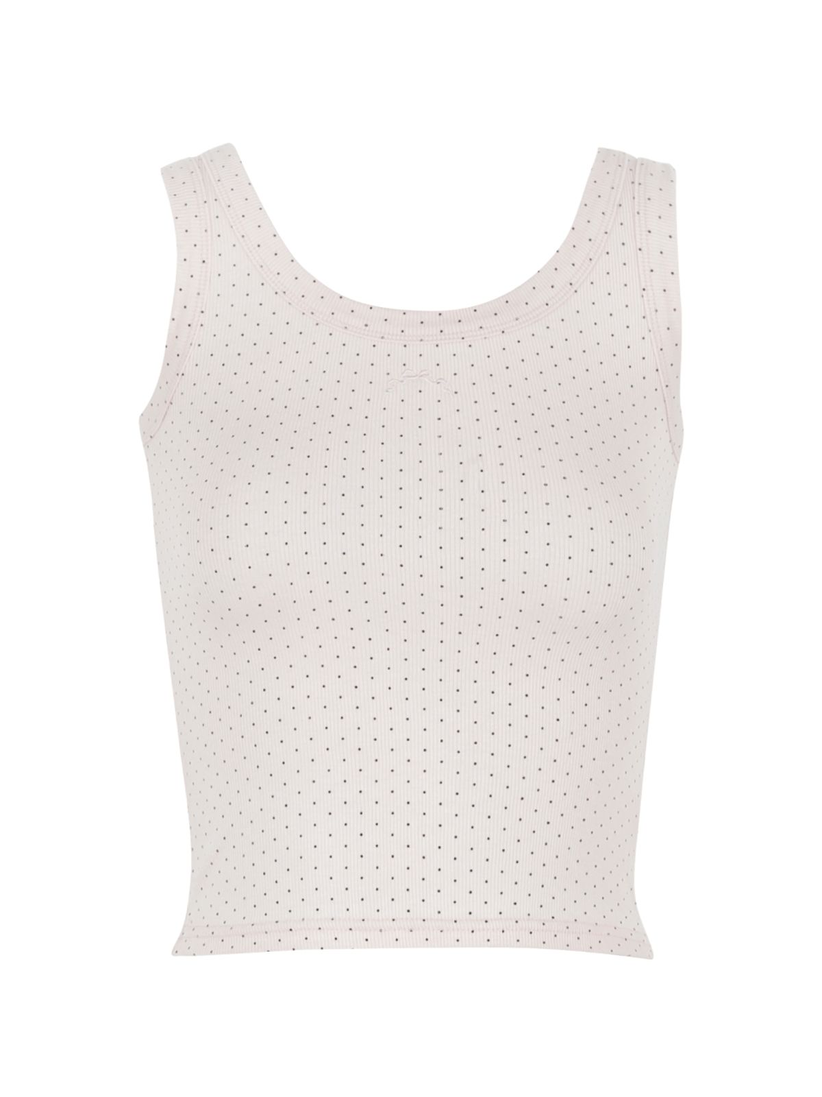 스웻스윗(SWEATSWEET) DOT RIBBON SLEEVELESS TOP - PINK
