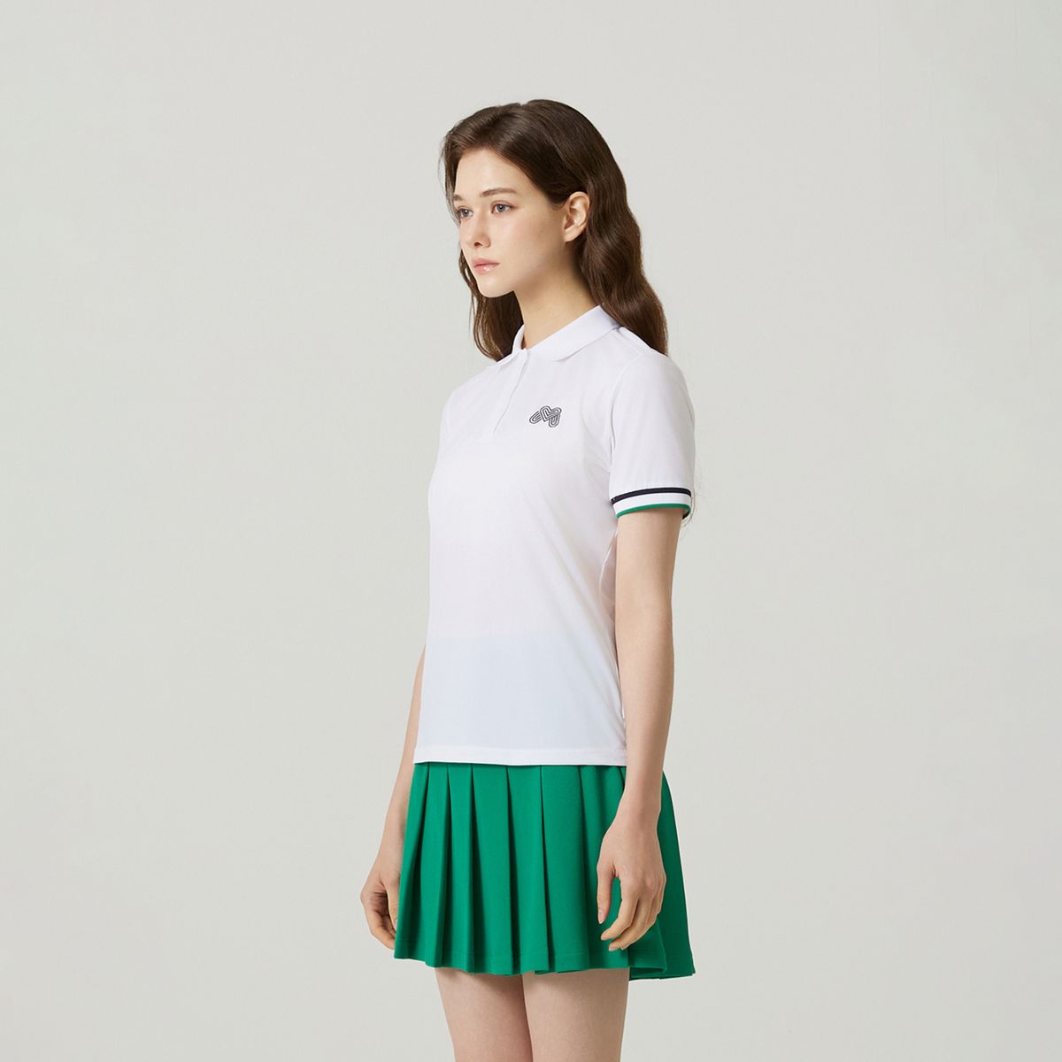 마틴골프(MARTINE GOLF) Cooling Half Sleeve T-shirts_OFF-WHITE