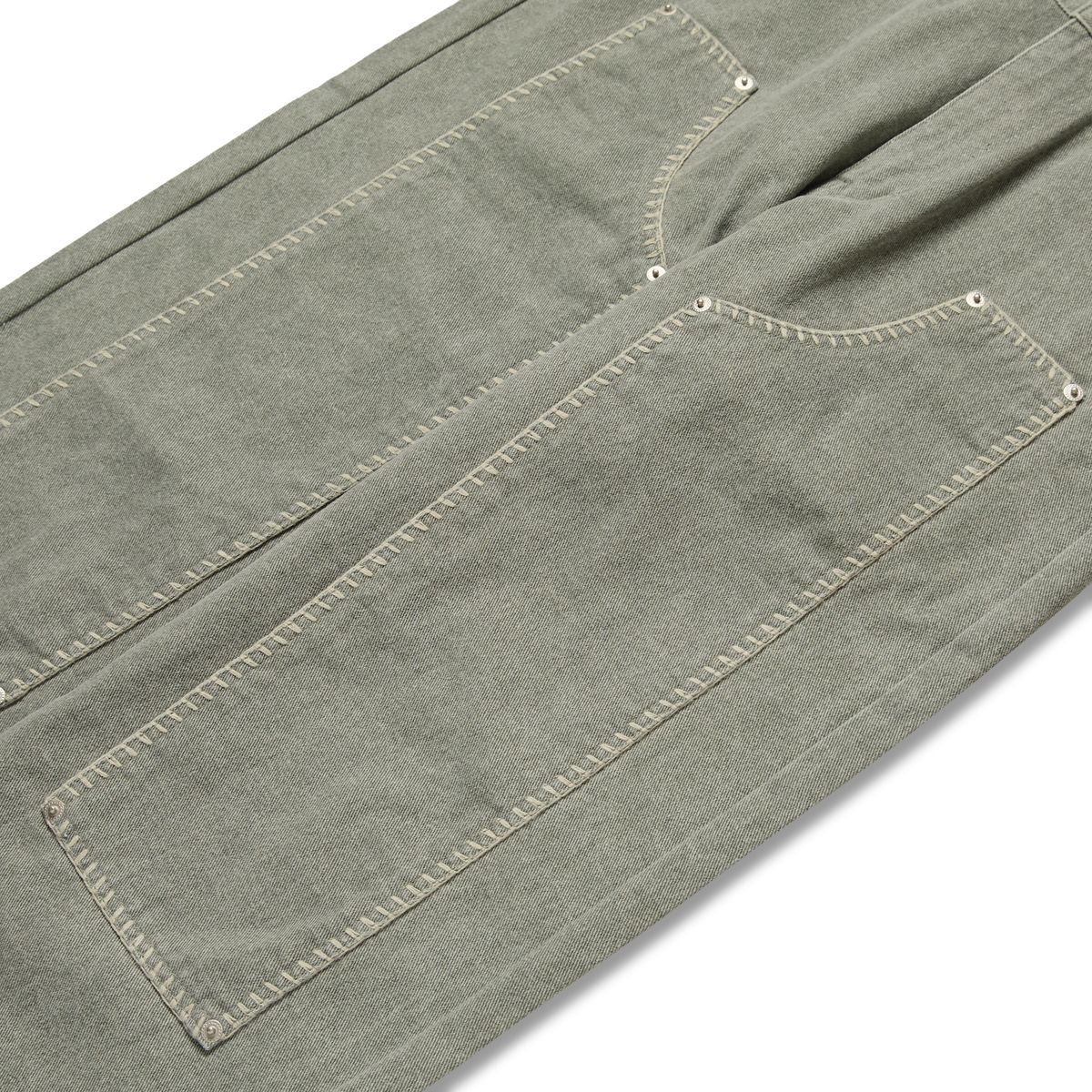 가먼츠팹(GARMENTS FAB) Blanket Stitch Pigment Carpenter Pants (KHAKI)