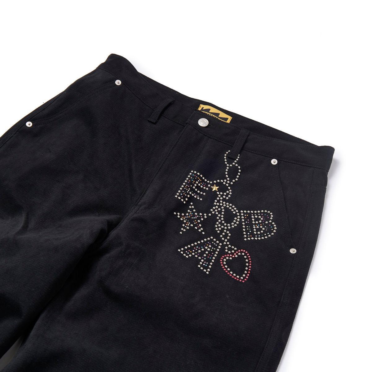 가먼츠팹(GARMENTS FAB) Hot Fix Keyring Pants (BLACK)