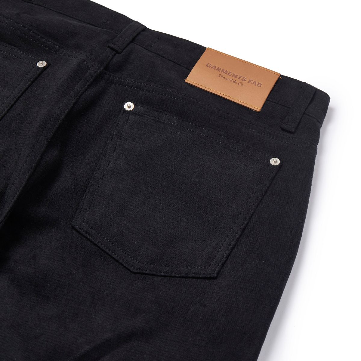 가먼츠팹(GARMENTS FAB) Hot Fix Keyring Pants (BLACK)