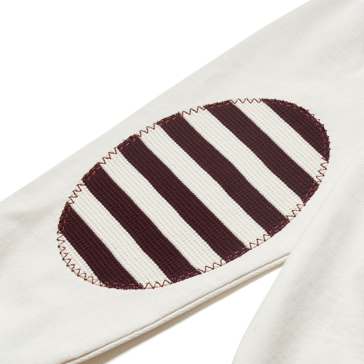 가먼츠팹(GARMENTS FAB) Stripe Patch Rugby Shirts (IVORY)