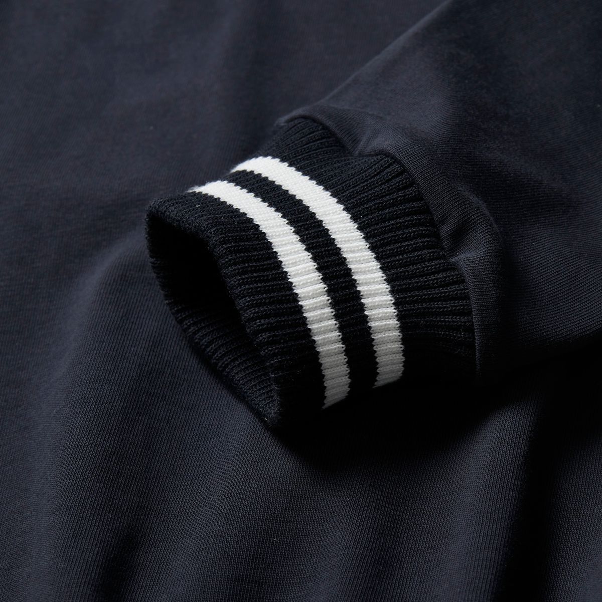 가먼츠팹(GARMENTS FAB) Stripe Patch Rugby Shirts (NAVY)