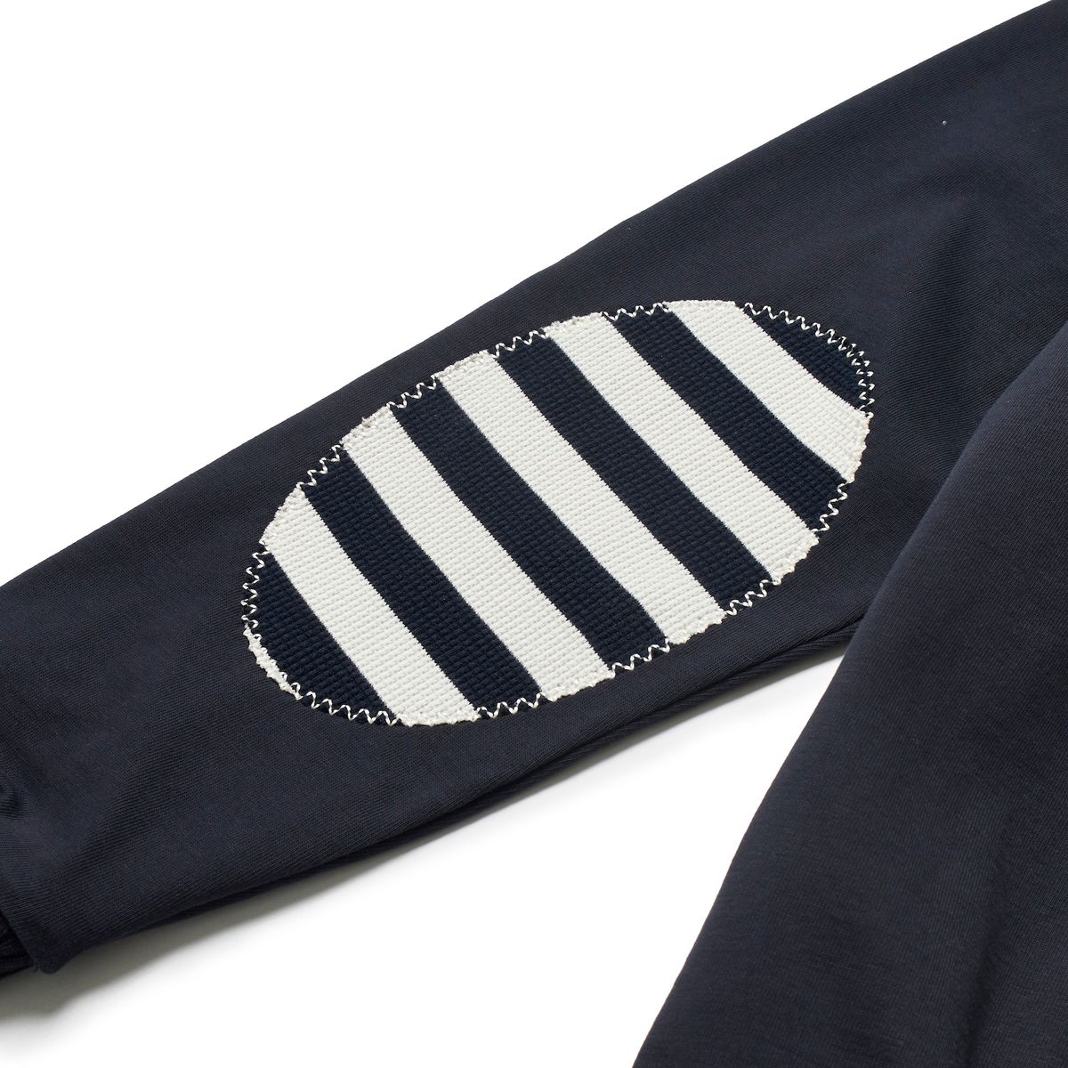 가먼츠팹(GARMENTS FAB) Stripe Patch Rugby Shirts (NAVY)